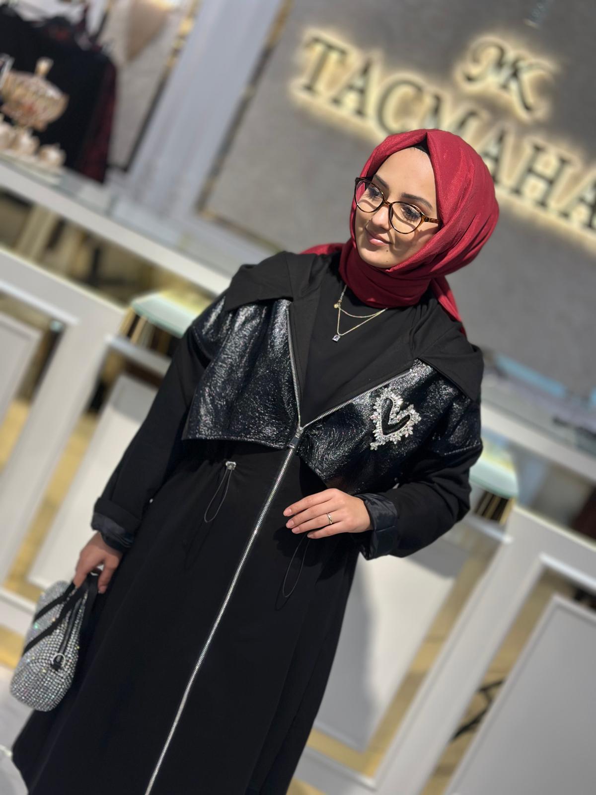 Bel Büzgülü Kapüşonlu Kap-Tac 016