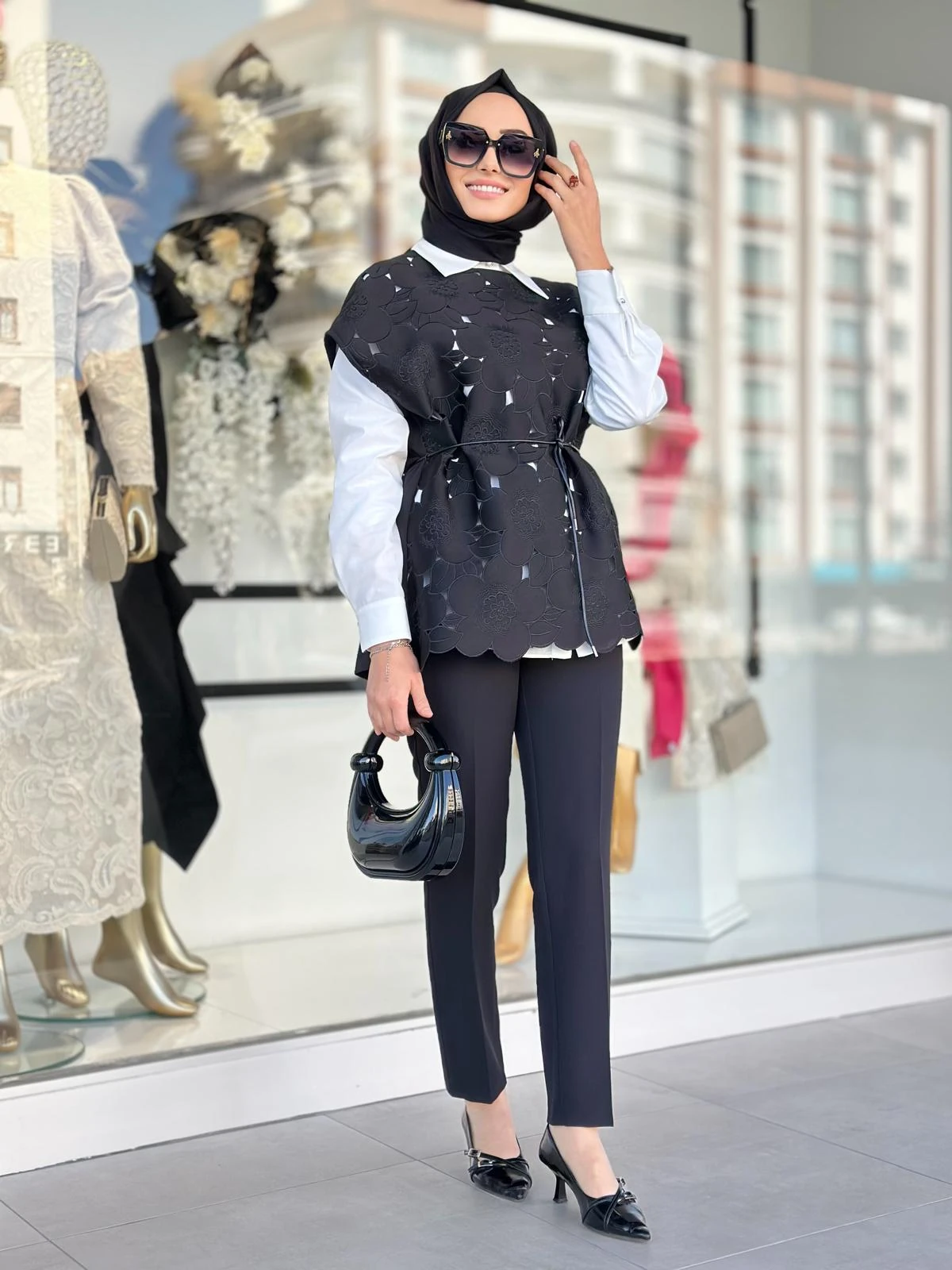 Broşlu İkili Takım-Tac 8717