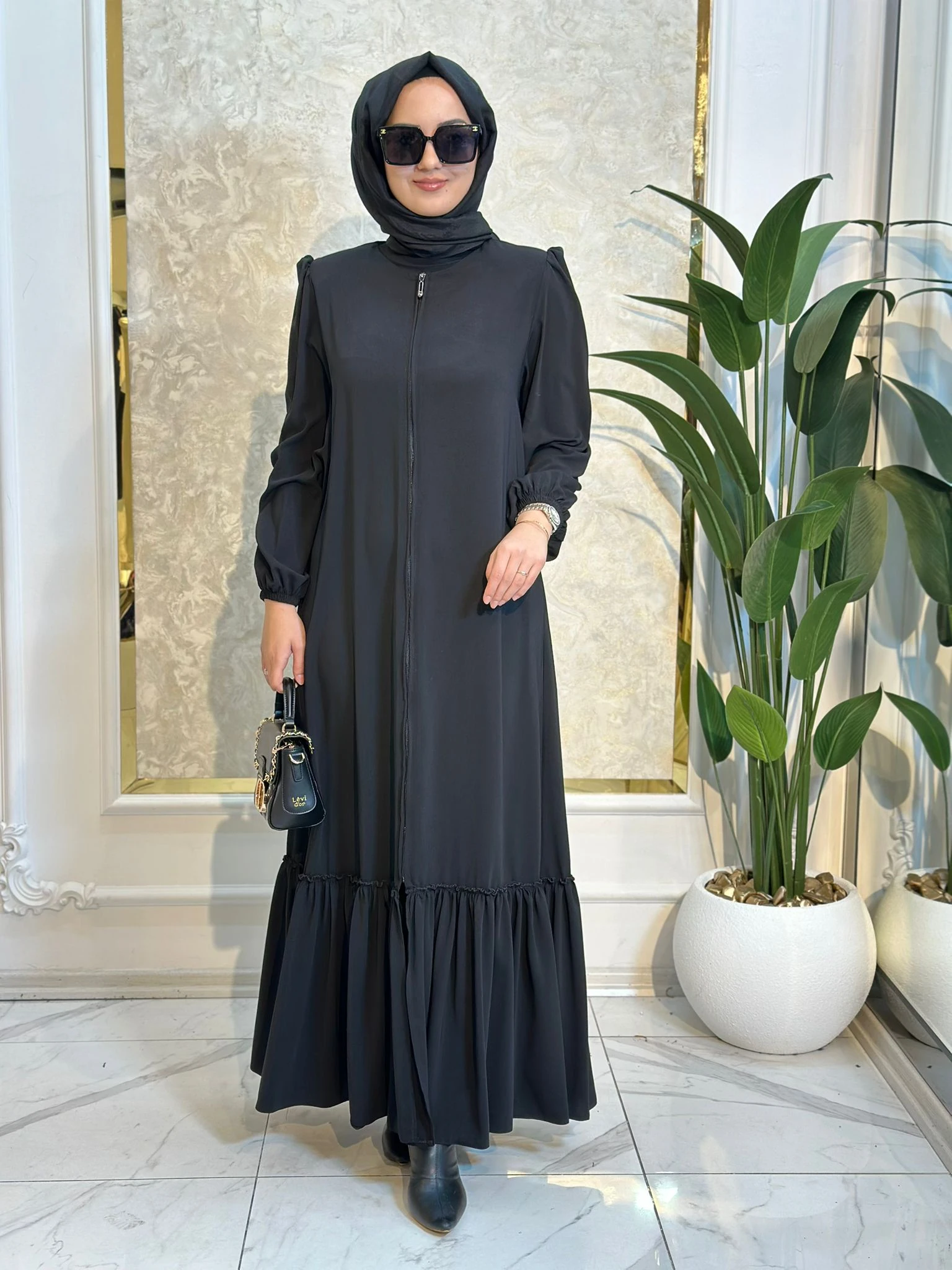 Altı Fırfırlı Ferace-Tac 778