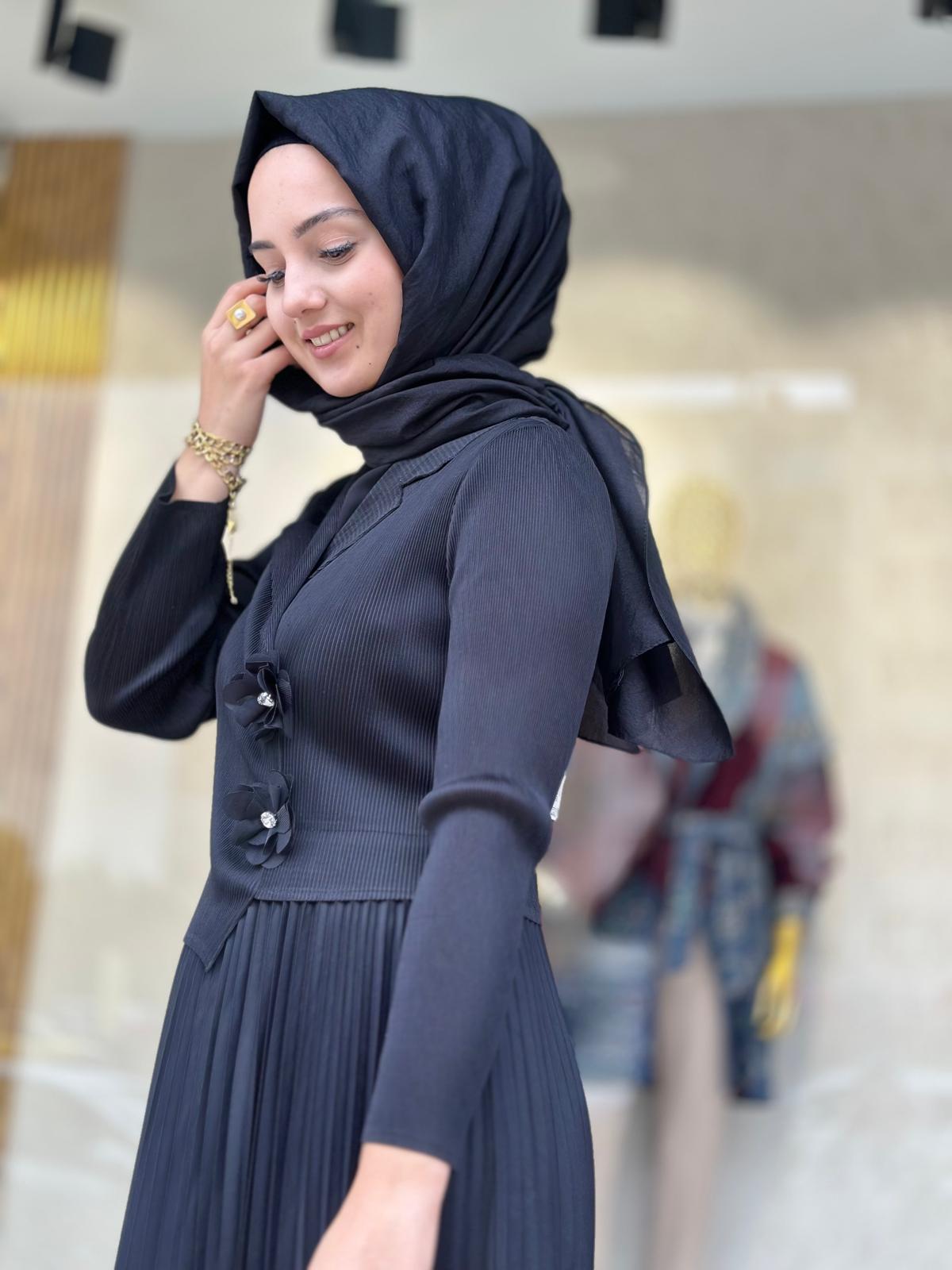 Çiçek Det.İthal Elbise-Tac 85268