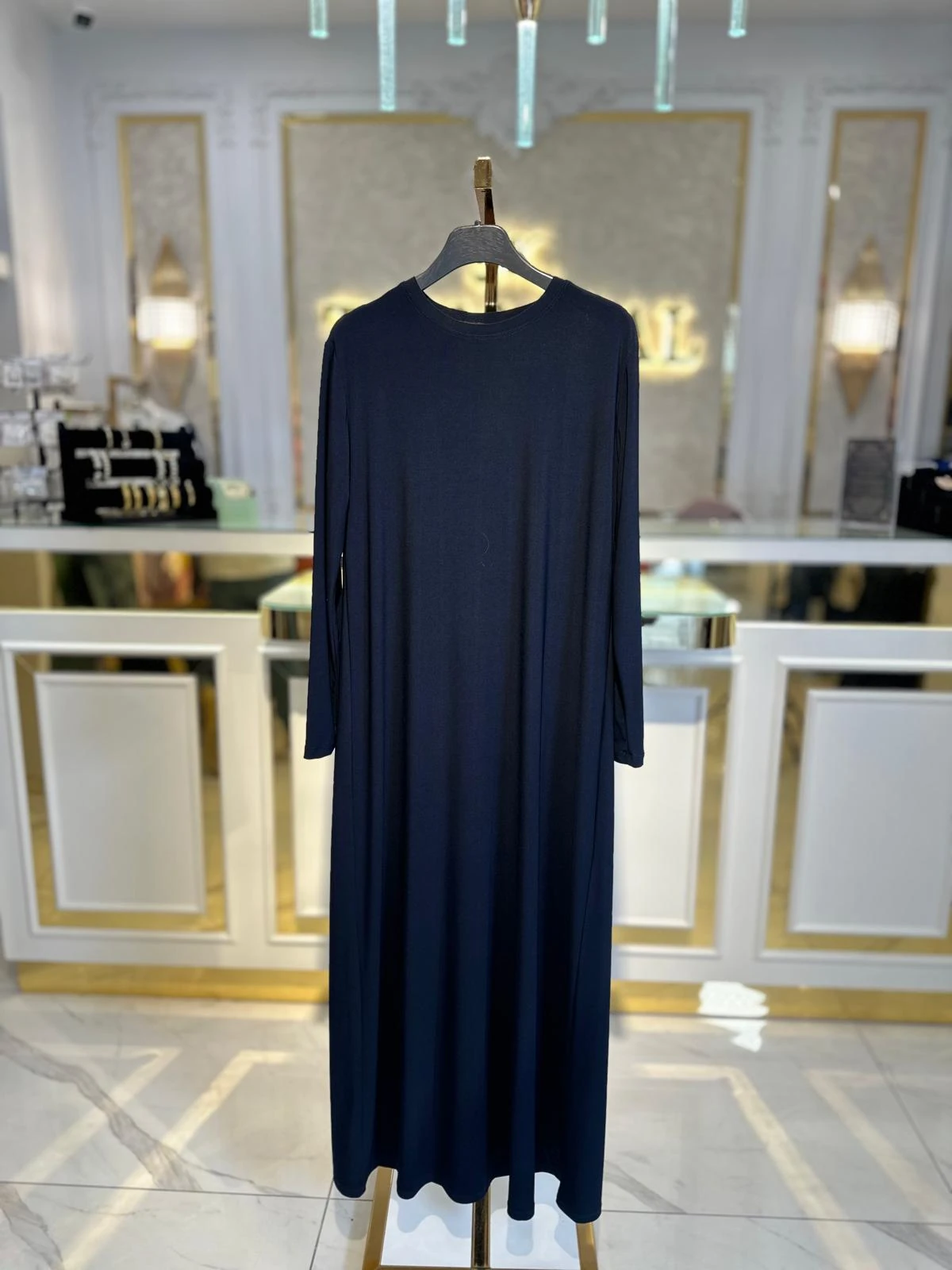 Büyük Beden İçlik Elbise-Tac 4021