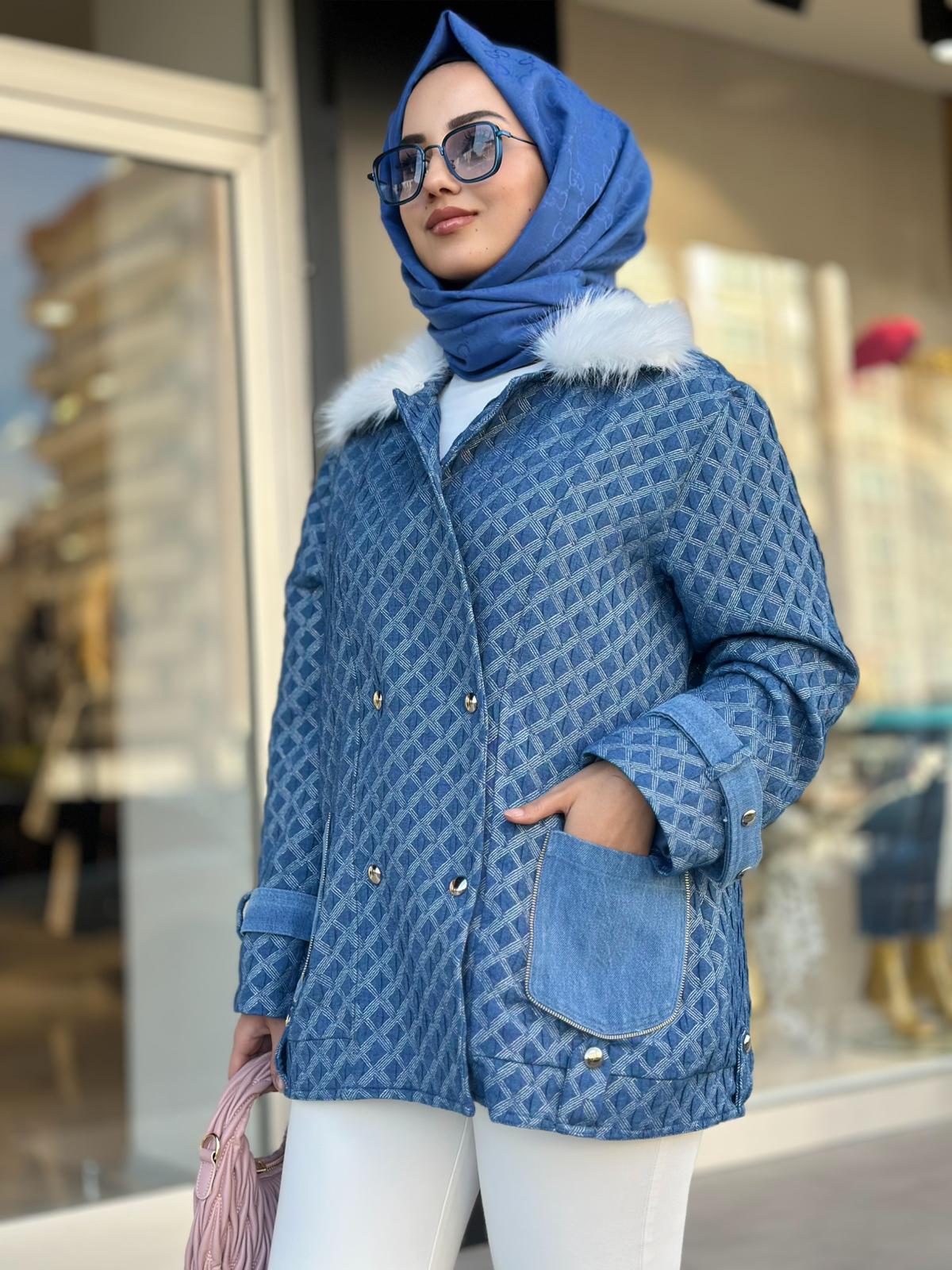 Kürk Det.Boomber Ceket-Tac 14300