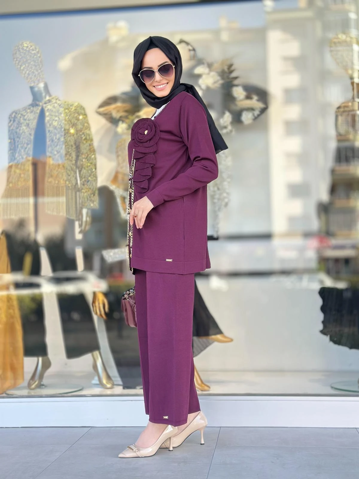 Gül Ve Zincir Det.Hırka-Tac 3089