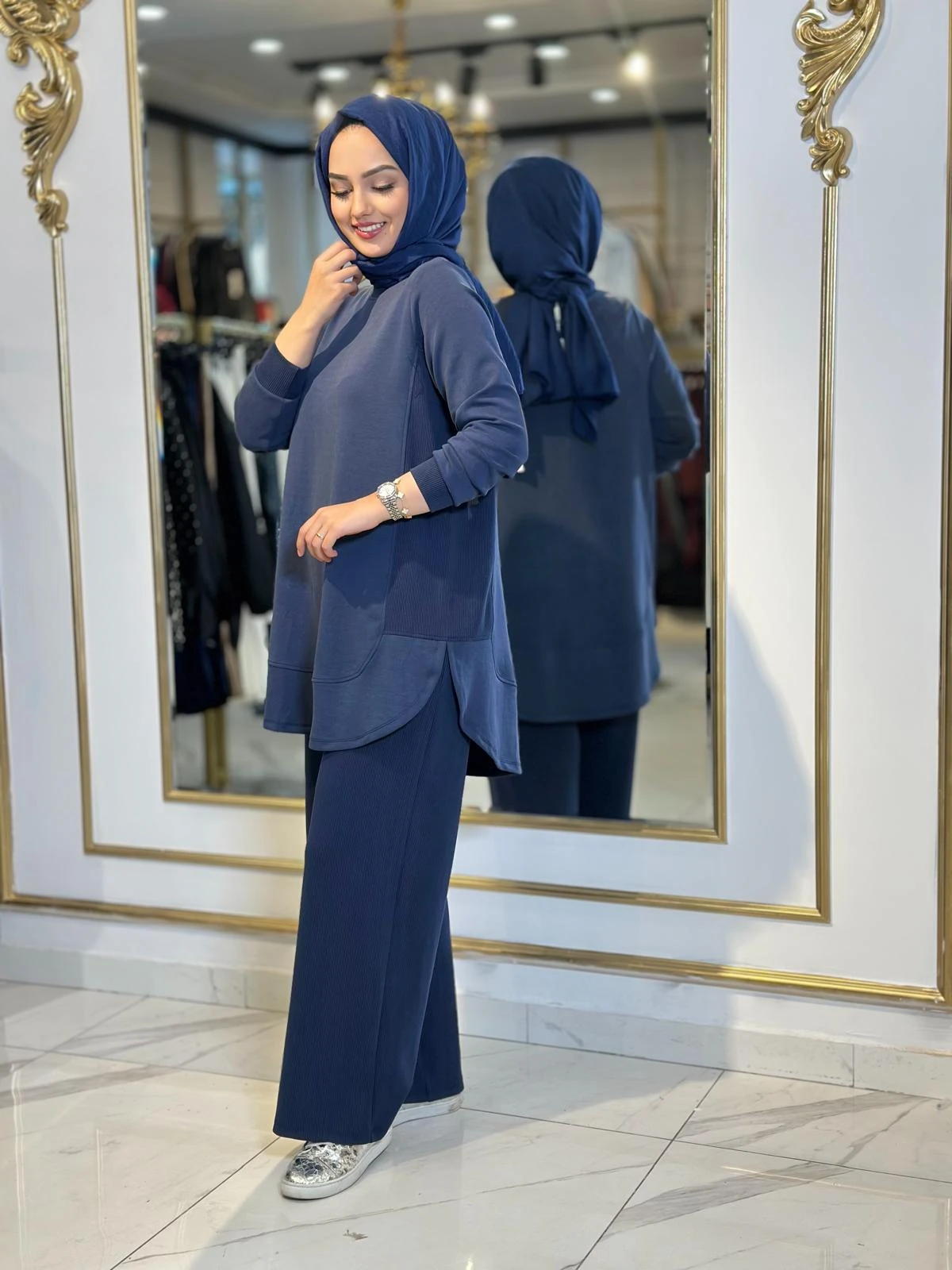 Rahat Takım-Tac 1480 - İNDİGO