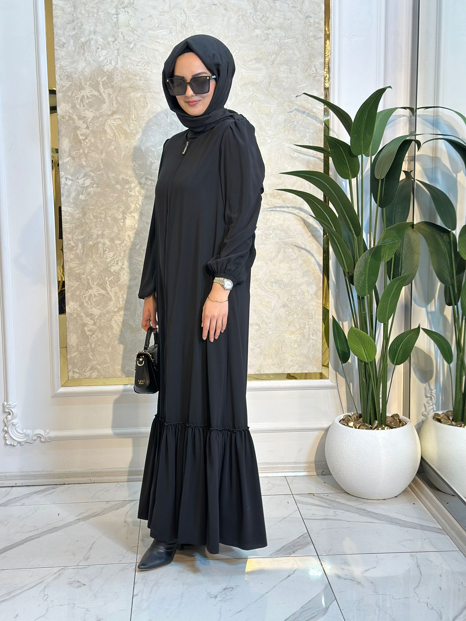 Altı Fırfırlı Ferace-Tac 778