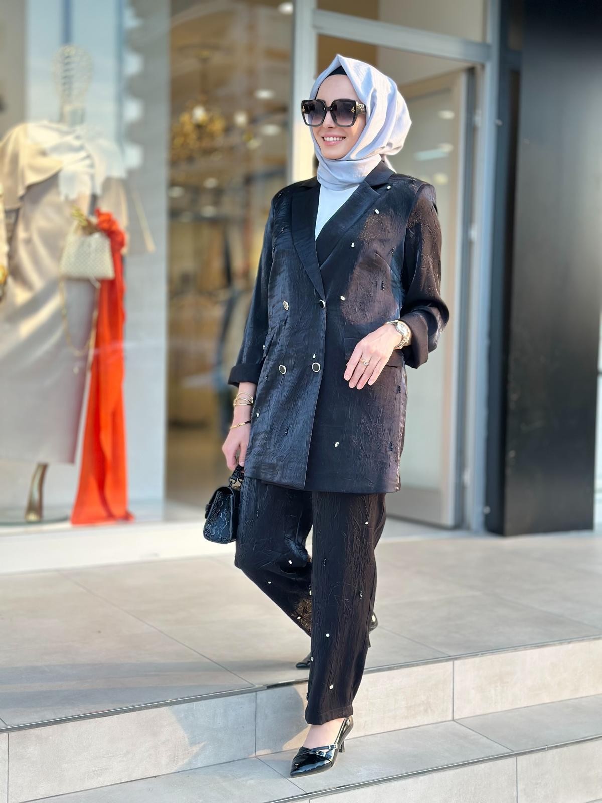 Kruvaze Kapama Pant.Takım-Tac 15185