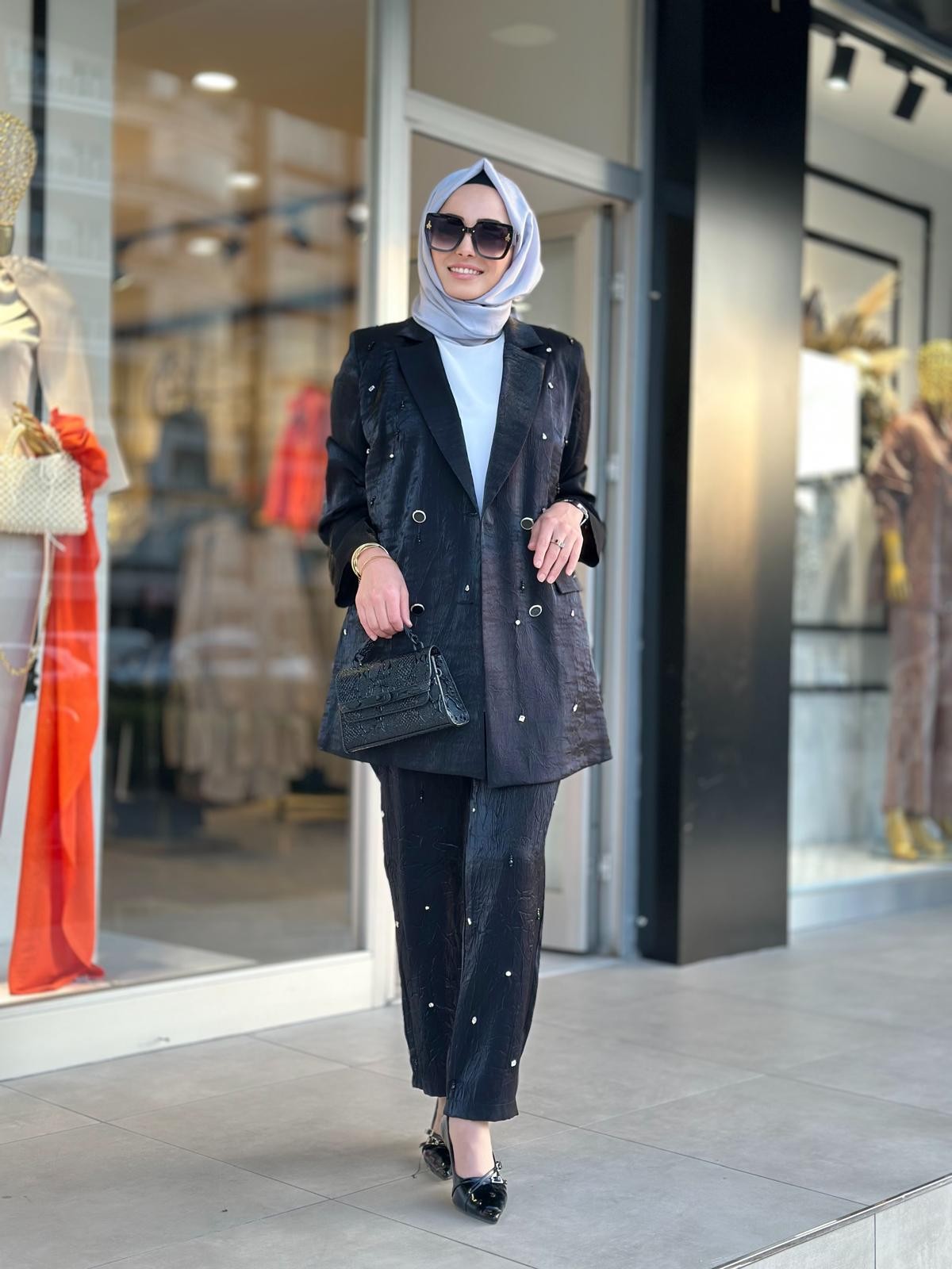 Kruvaze Kapama Pant.Takım-Tac 15185