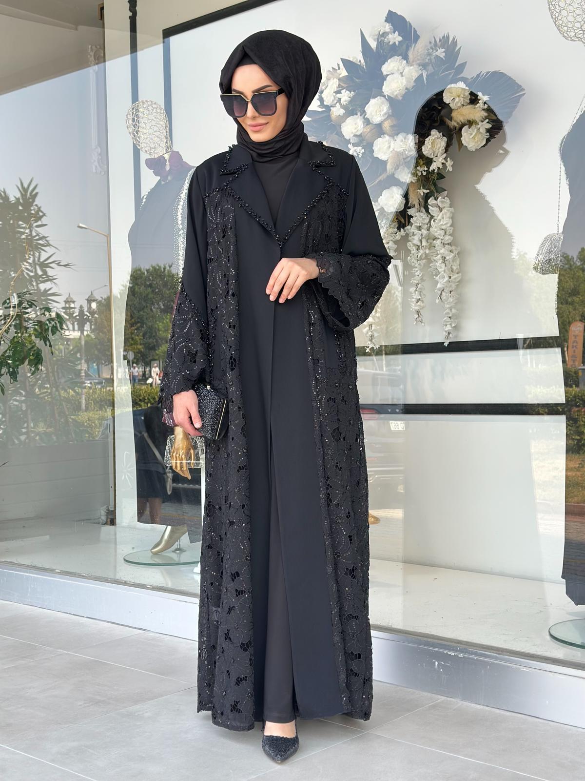 El İşleme Det.Dantel Ceket-Tac 6246