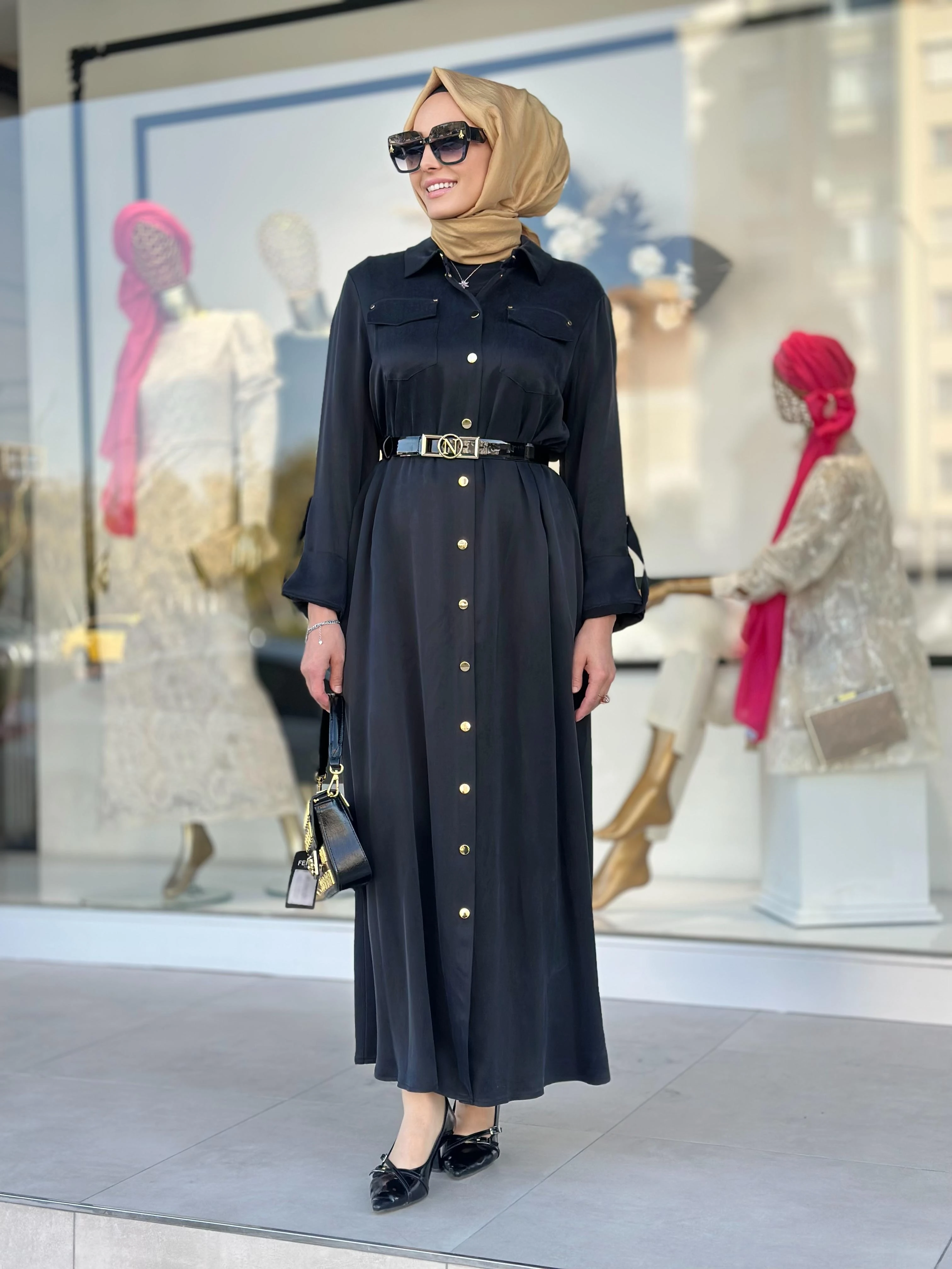 Nuss Elbise-Tac 2002 - SİYAH