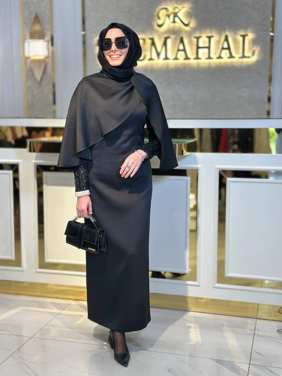 Kolu Taşlı Abiye-Tac 5008