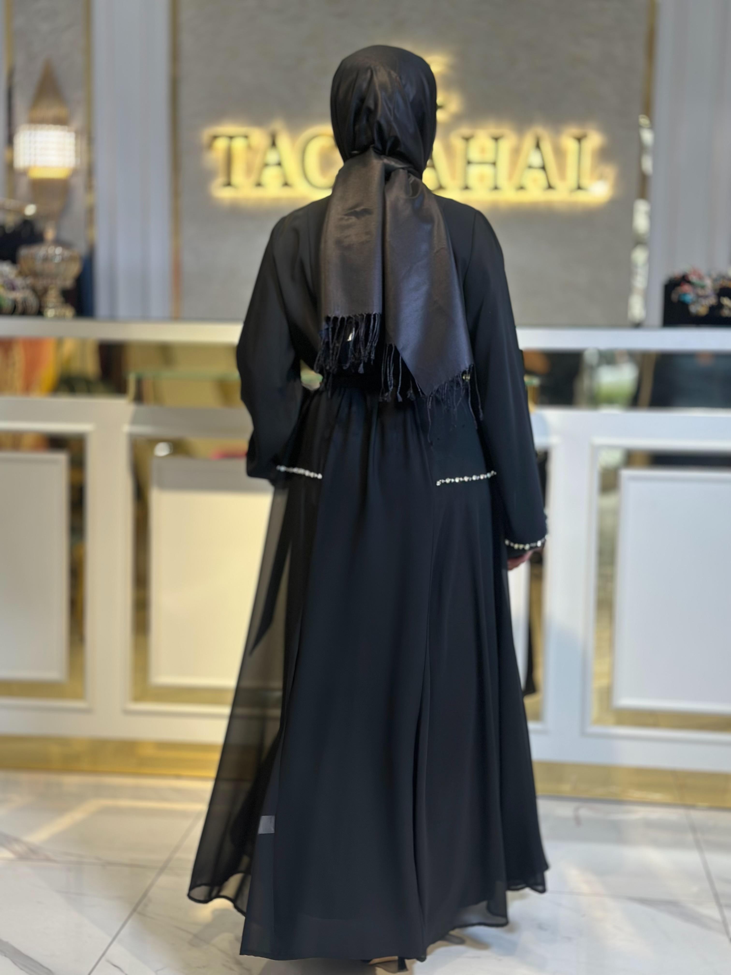 Omuz Boncuk İşleme Det. Abaya-Tac 6232