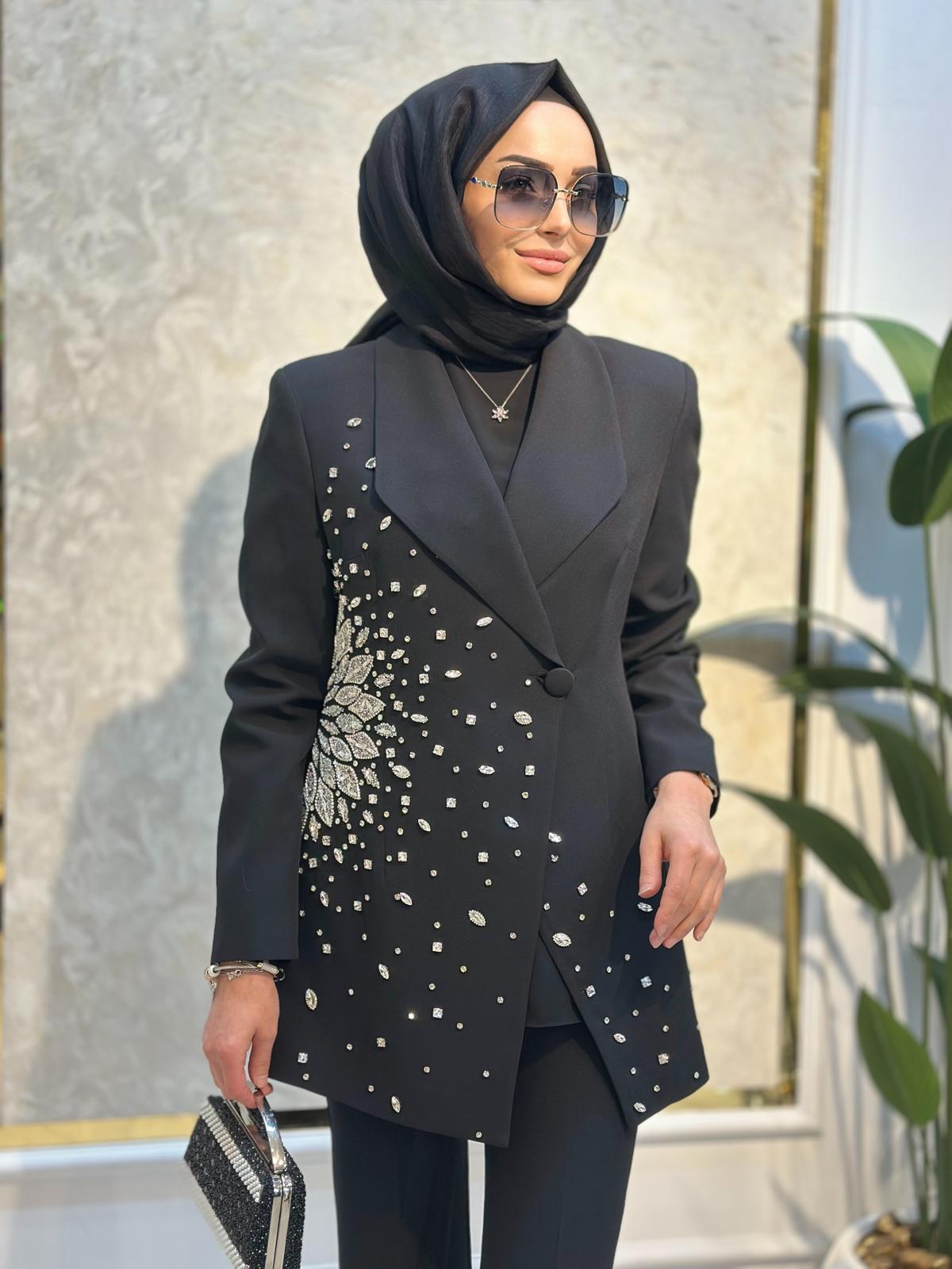 Çiçek Taşlı Takım-Tac 6133