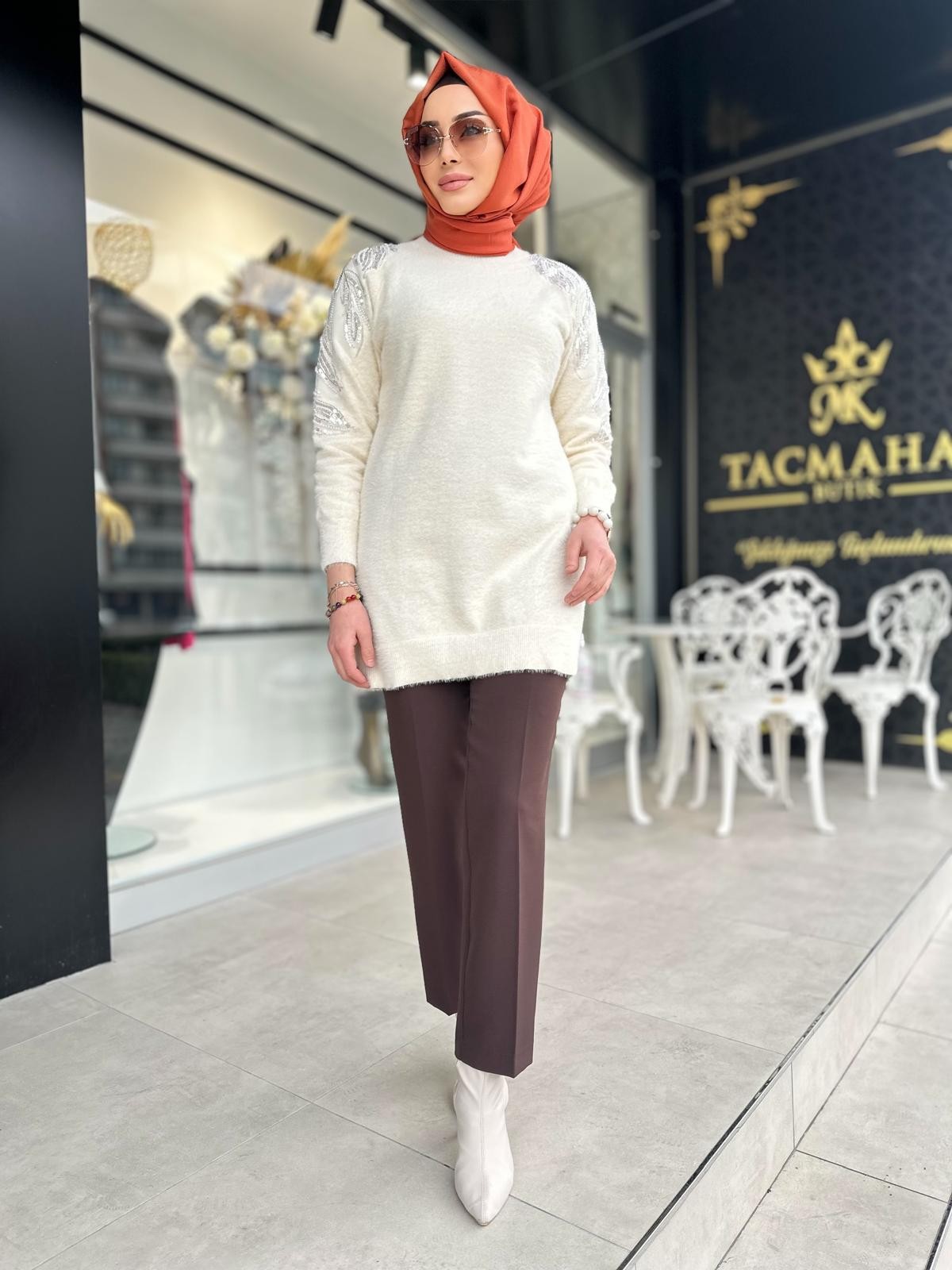 Angora Omuz Det.Tunik-Tac 140300