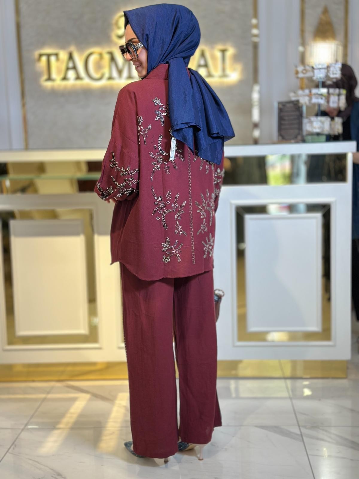 İşlemeli Kimono Takım-Tac 2021