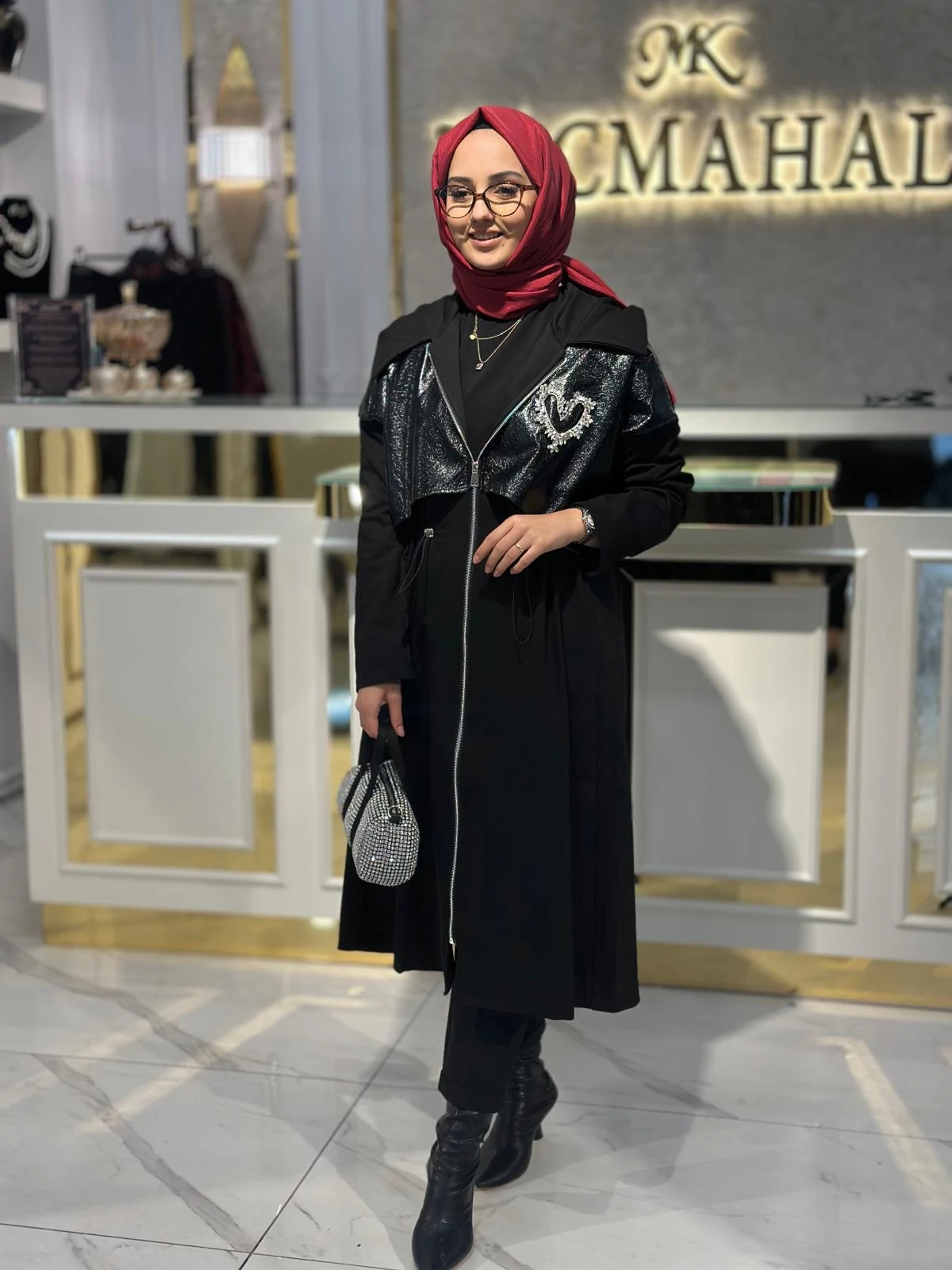 Bel Büzgülü Kapüşonlu Kap-Tac 016