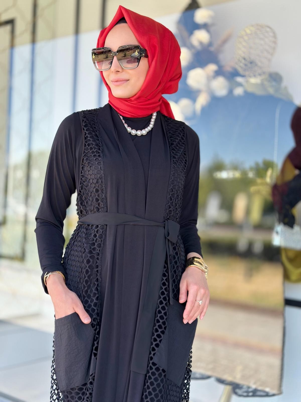 File Yelekli Elbise-Tac 25149
