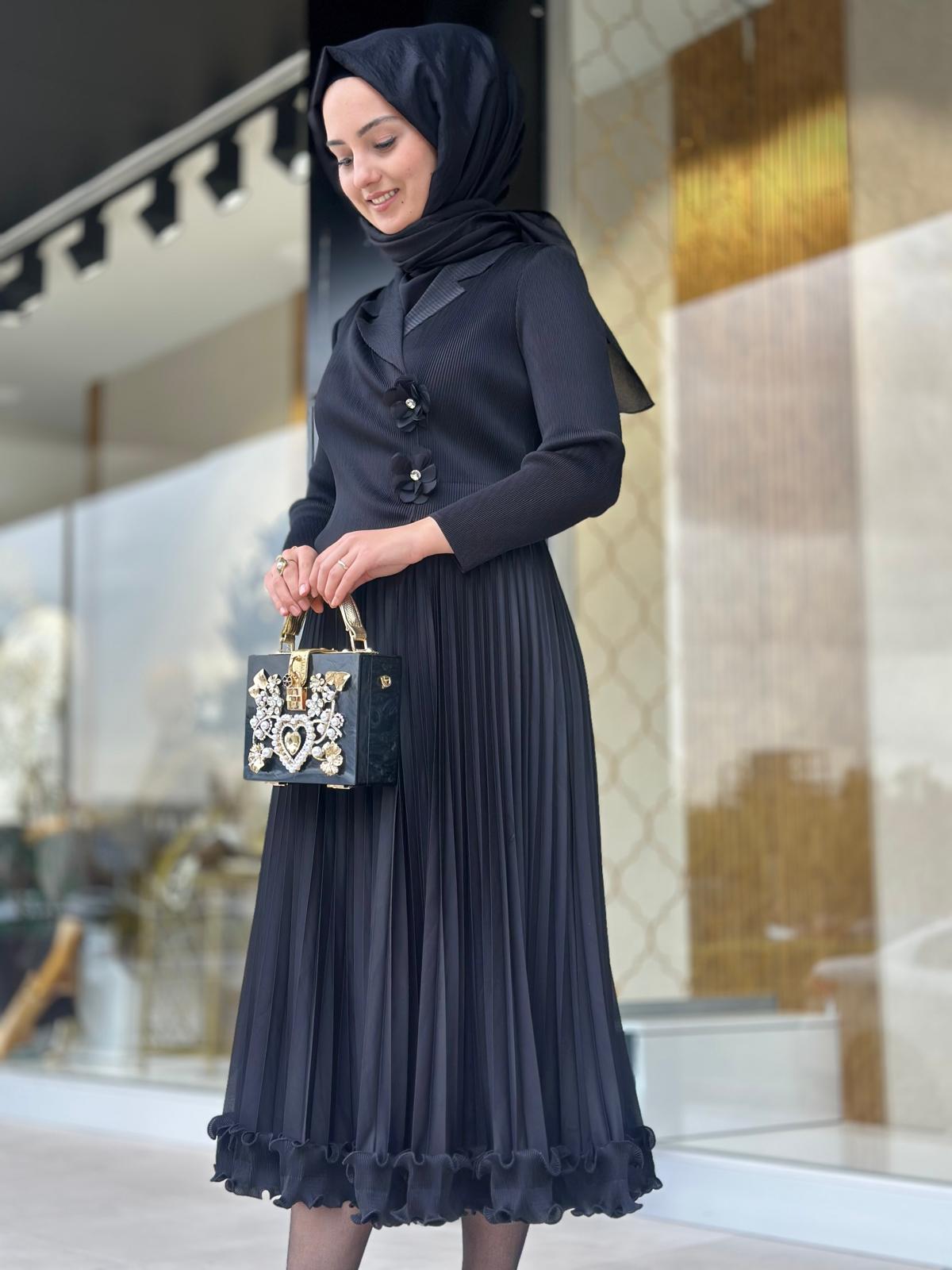 Çiçek Det.İthal Elbise-Tac 85268