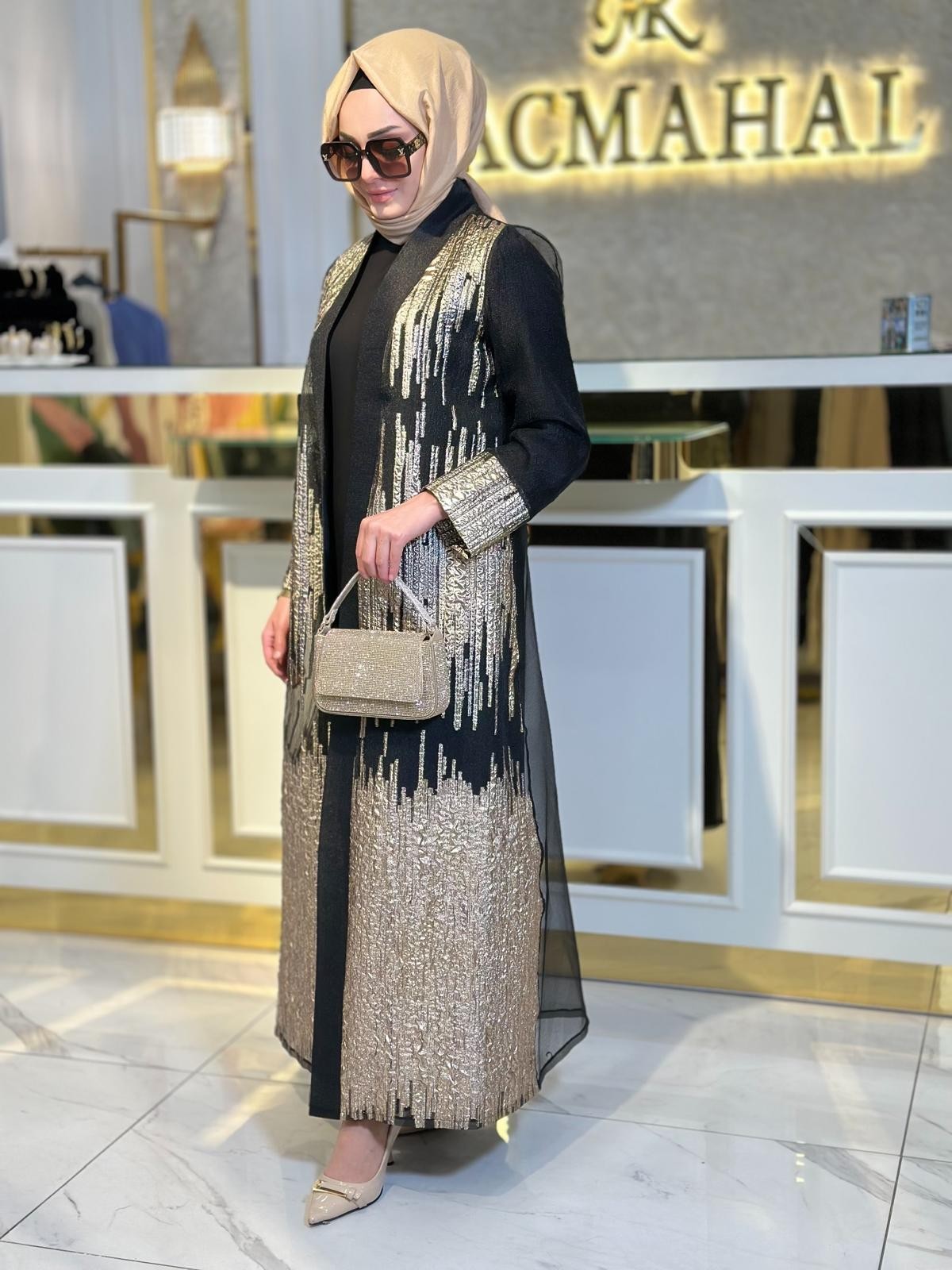 Tül Abaya-Tac 1214