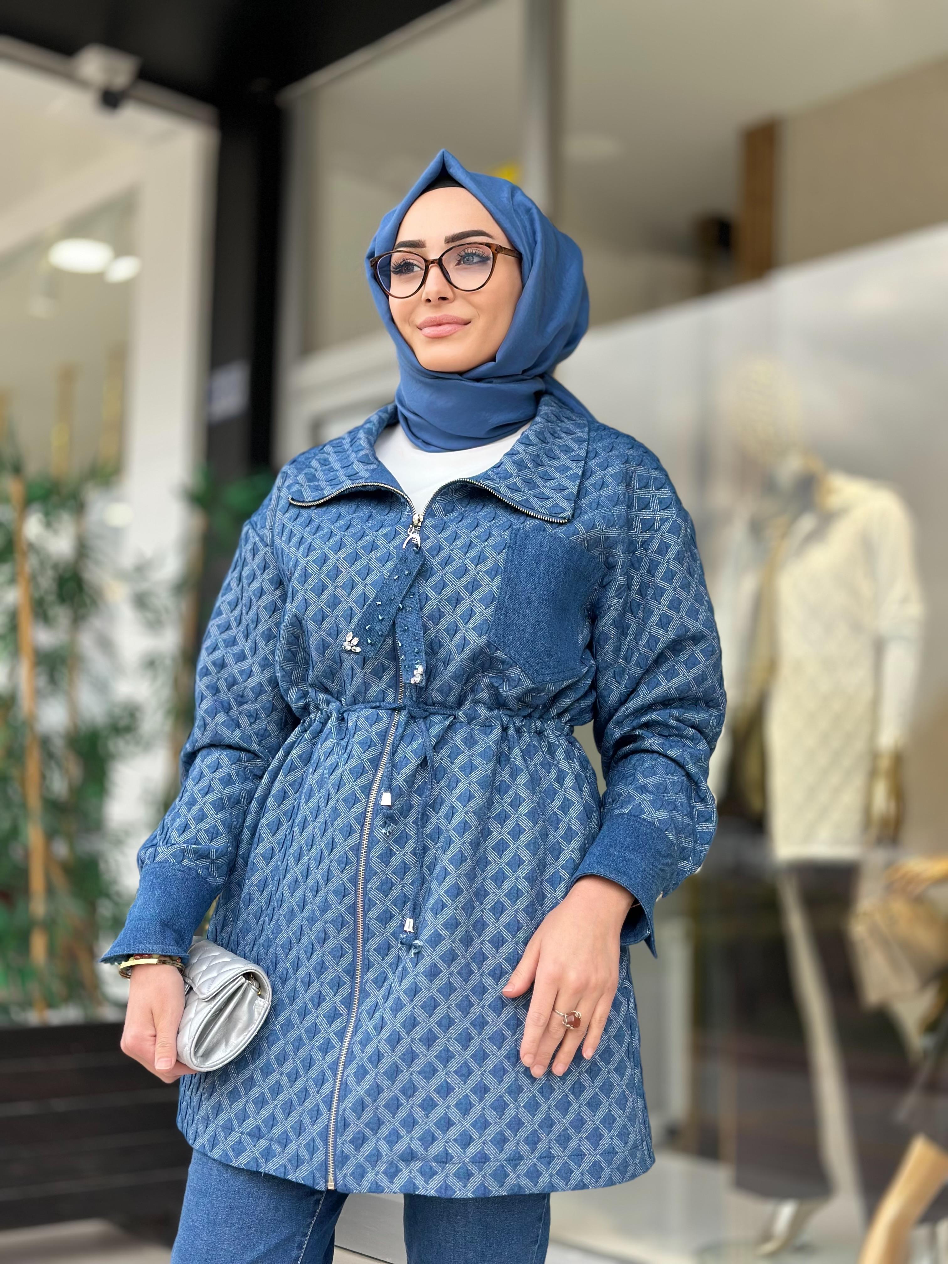 Fermuar Det.Bomber Ceket-Tac 14268