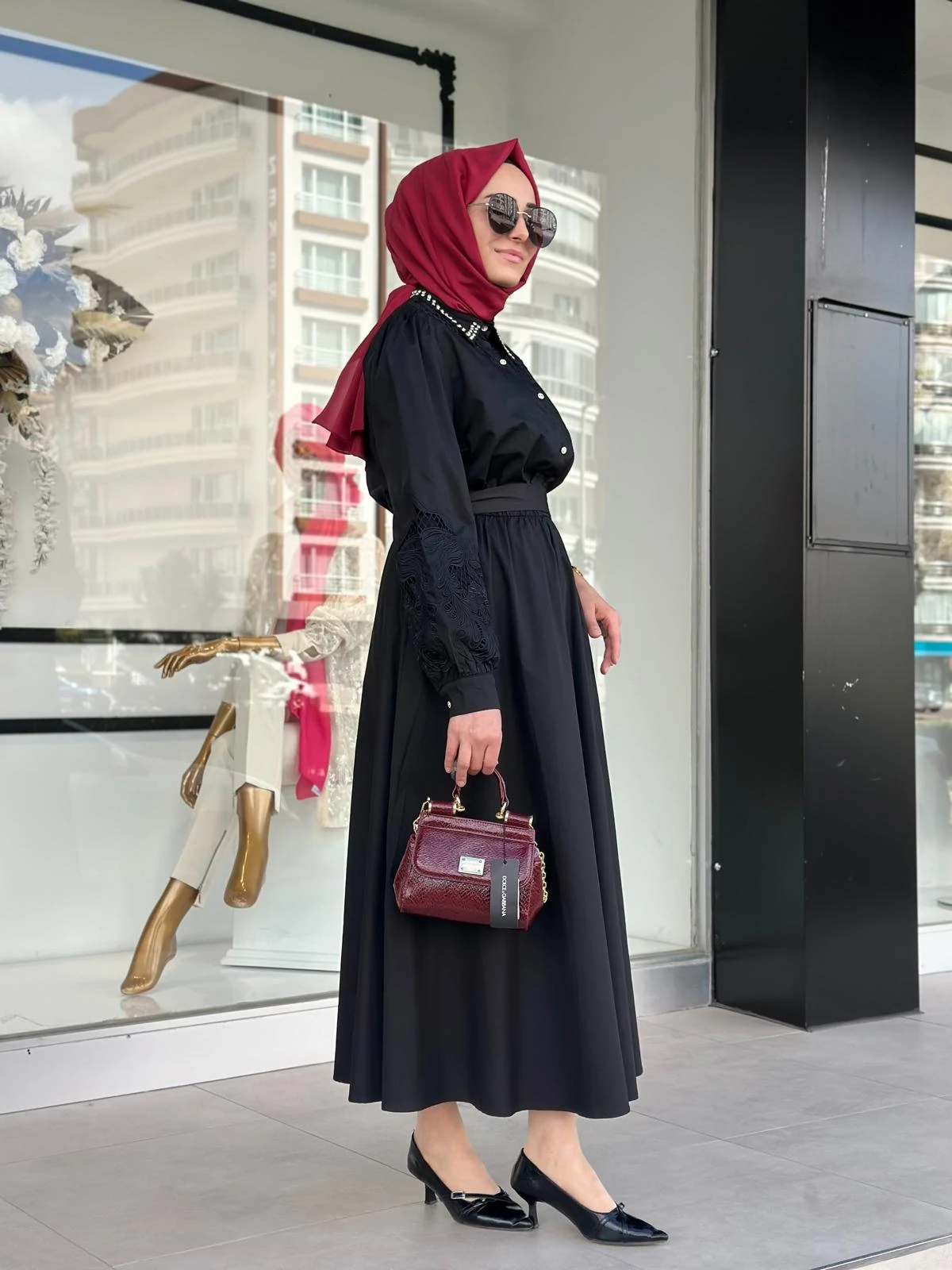 Lioara Güpürlü Elbise-Tac 5007