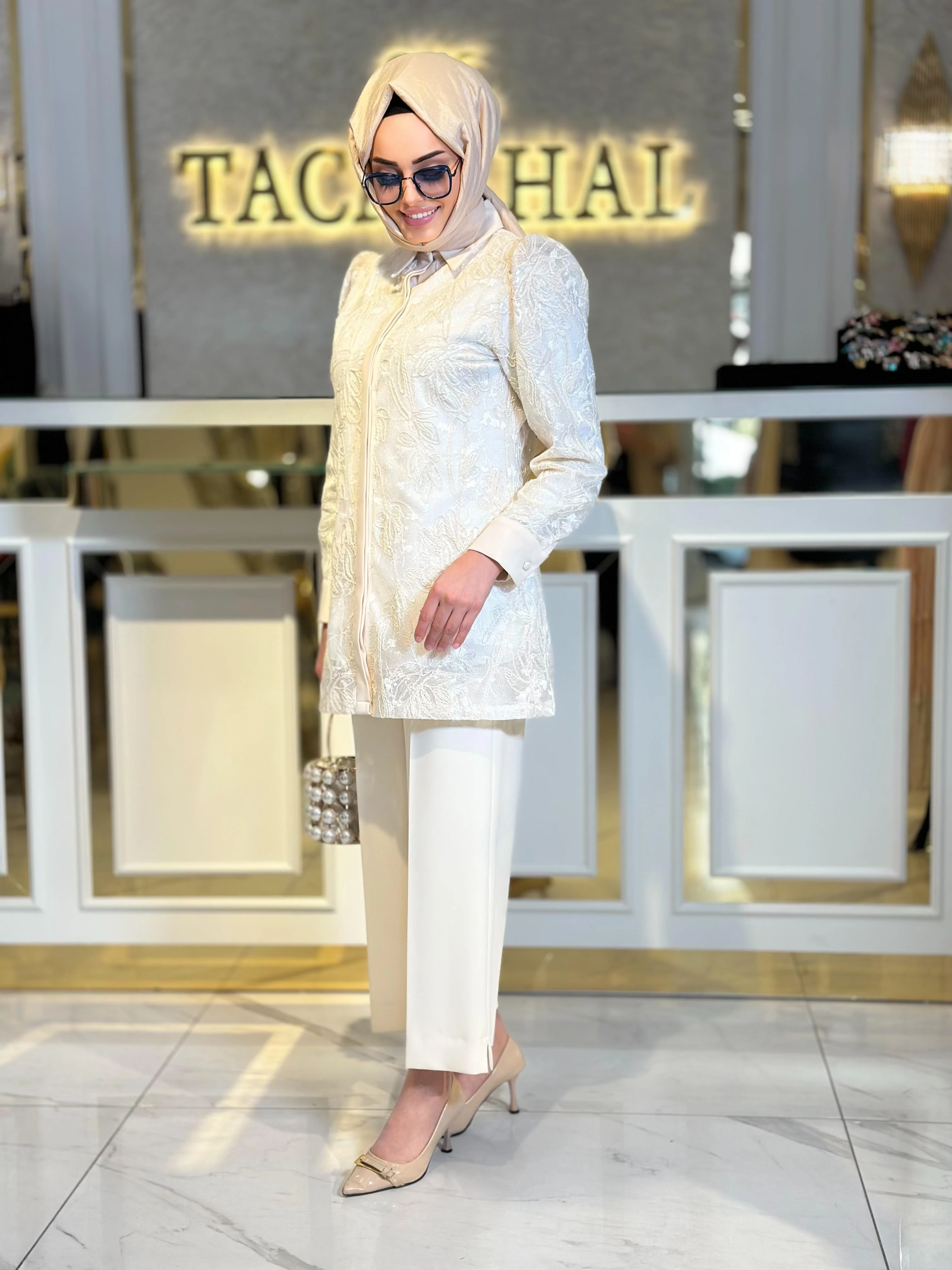 Dantelli Gömlek-Tac 0022