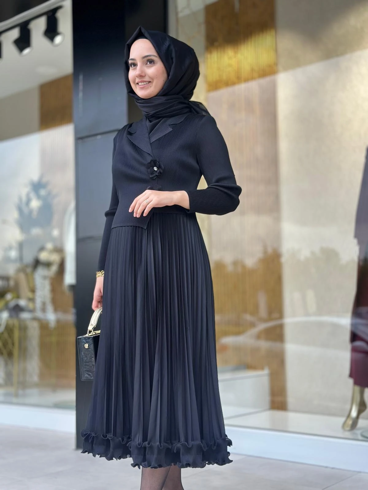 Çiçek Det.İthal Elbise-Tac 85268