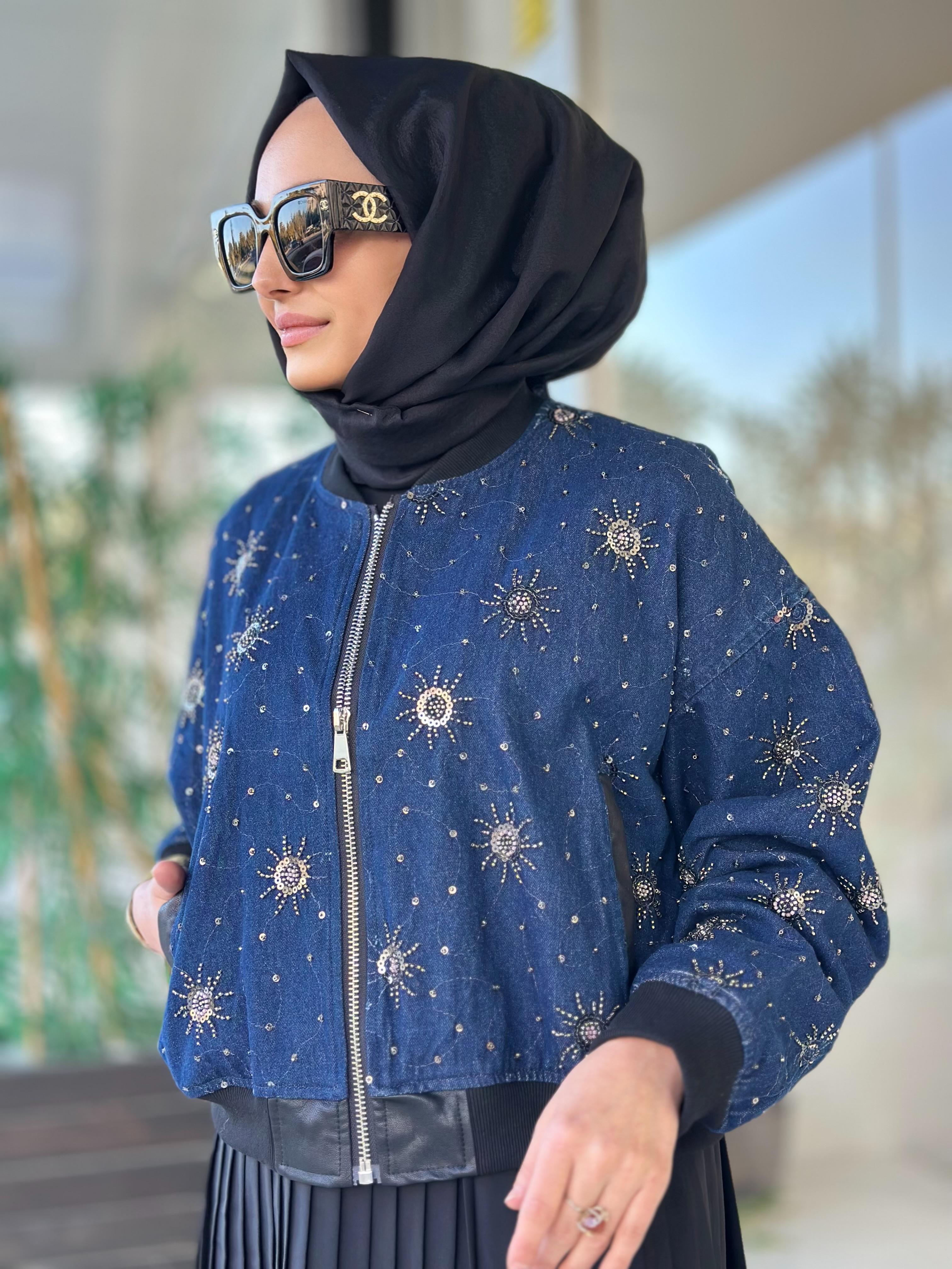 İthal Kısa Kot Ceket-Tac 87968