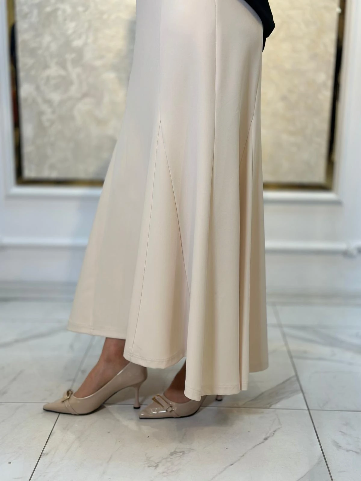 Lena Üçgen Parçalı Etek-Tac 5458 - TAŞ