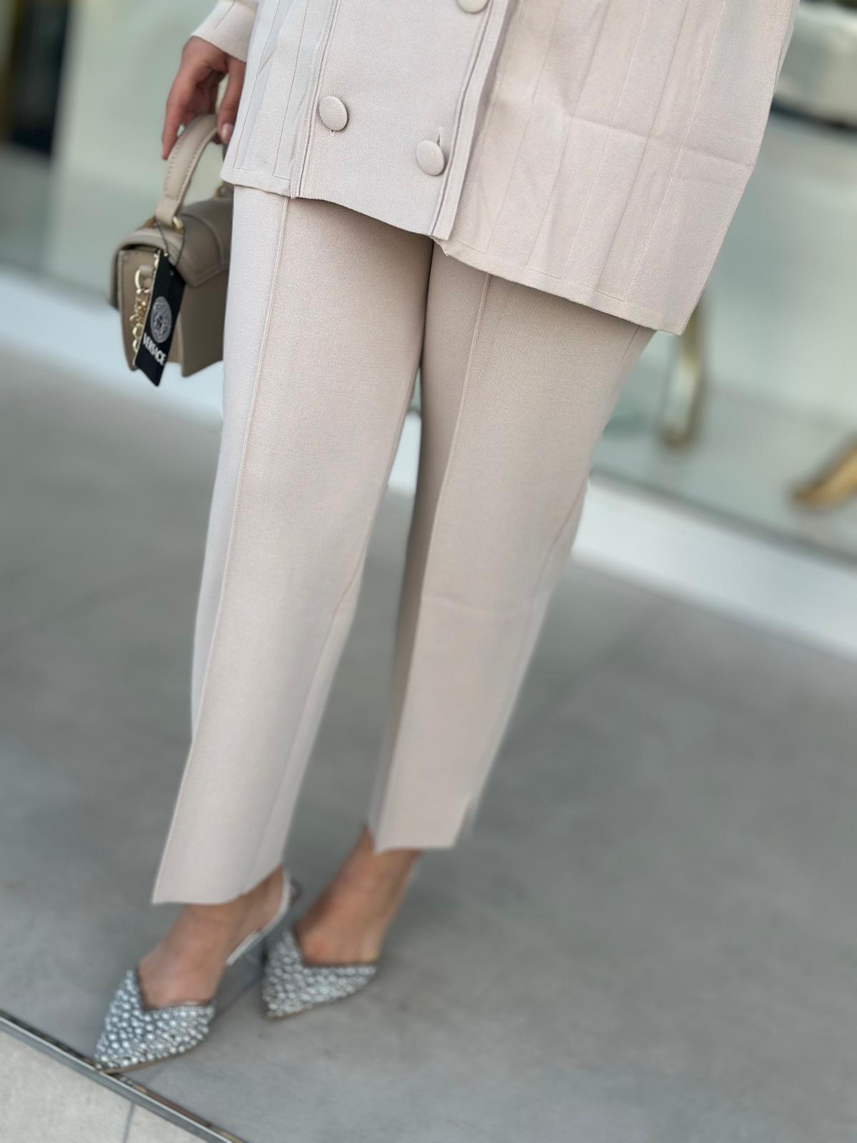 Kruvaze Düğmeli Pant. Takım-Tac21694