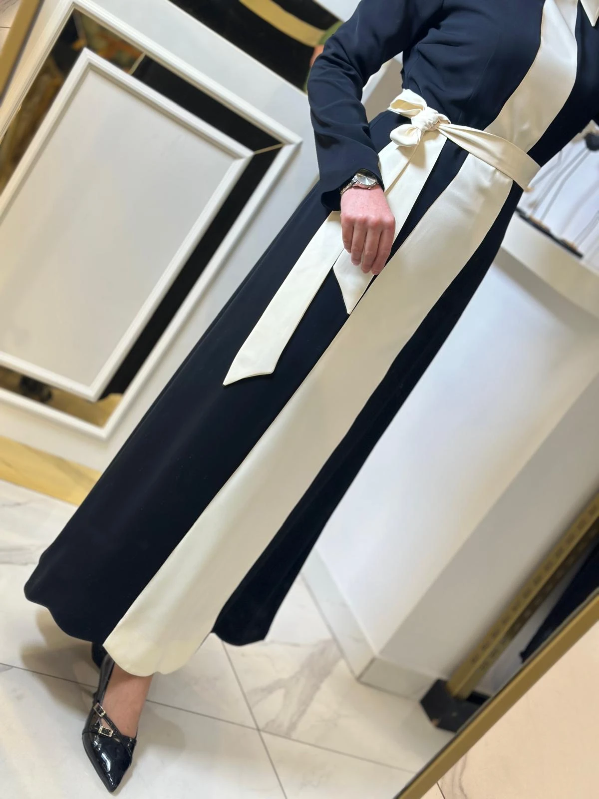 Fiyonklu Elbise-Tac 2047