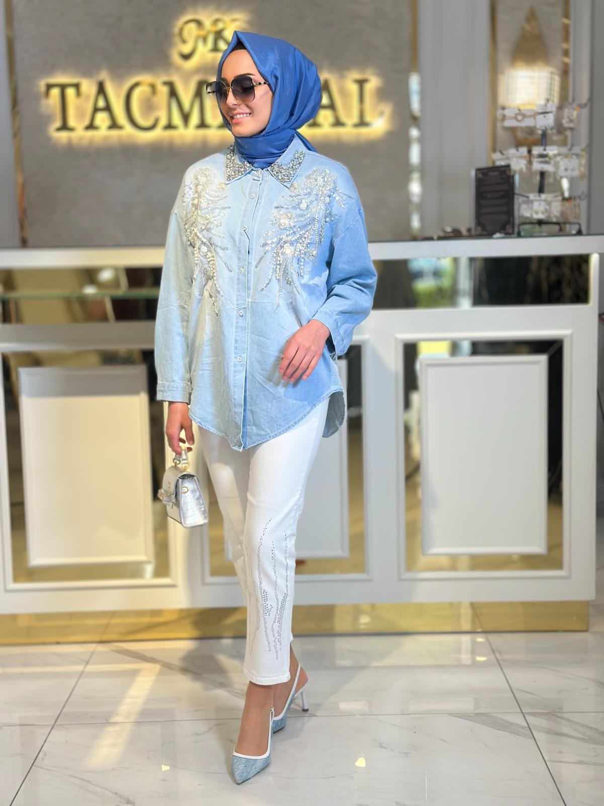 İthal Kot Gömlek-Tac 50038