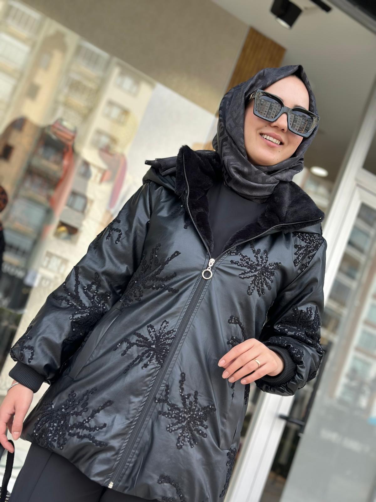 Nakışlı Deri Kaban-Tac 7973