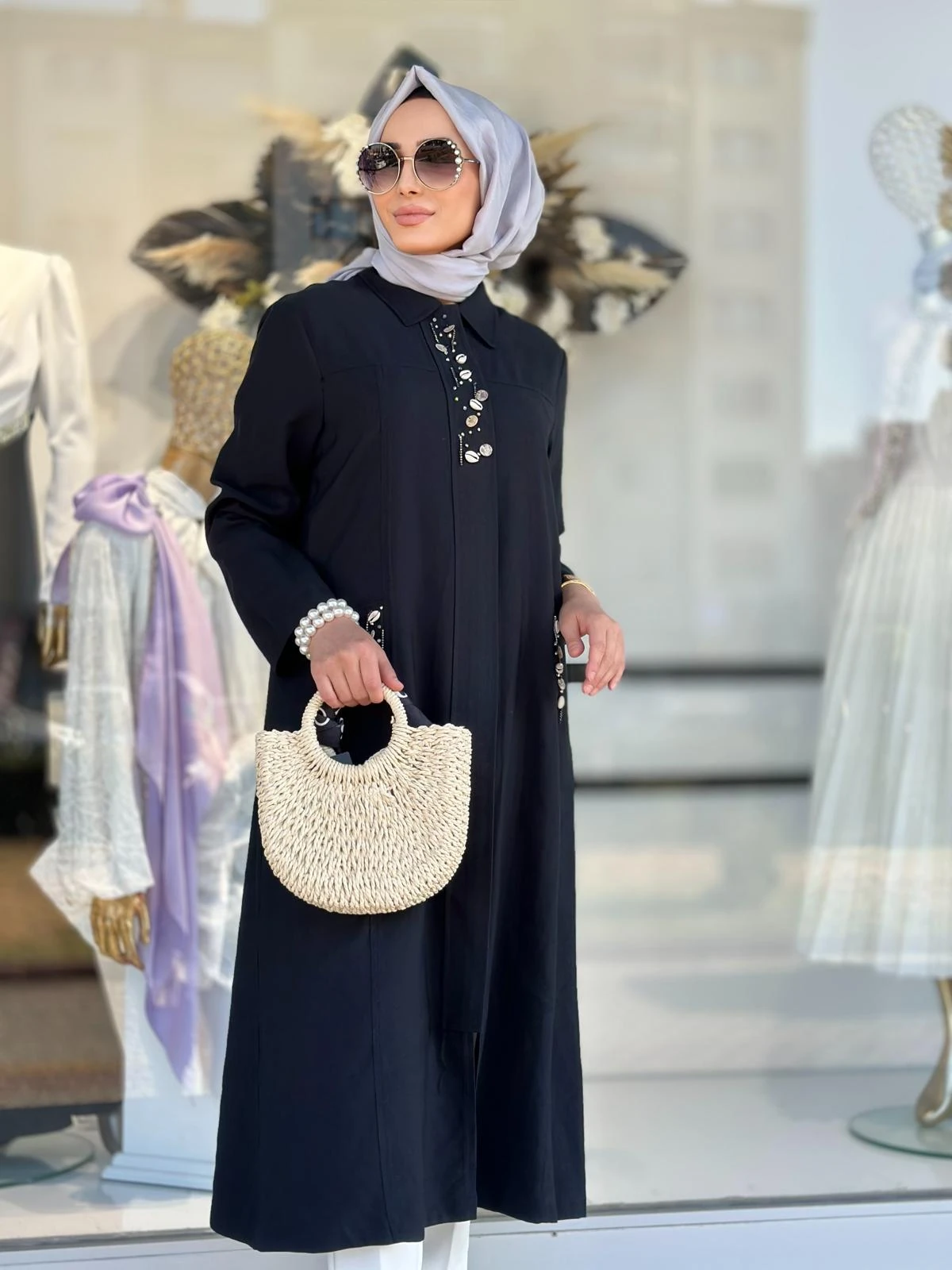 Deniz Kabuğu Det.Giyçık-Tac 8544 - SİYAH