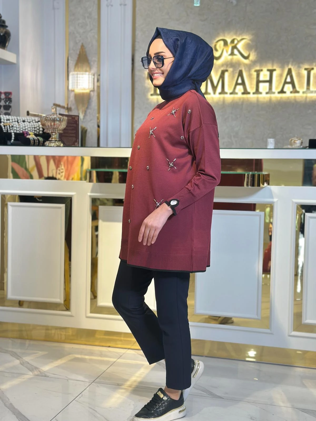 Taş Det.Uzun Tunik-Tac 17030