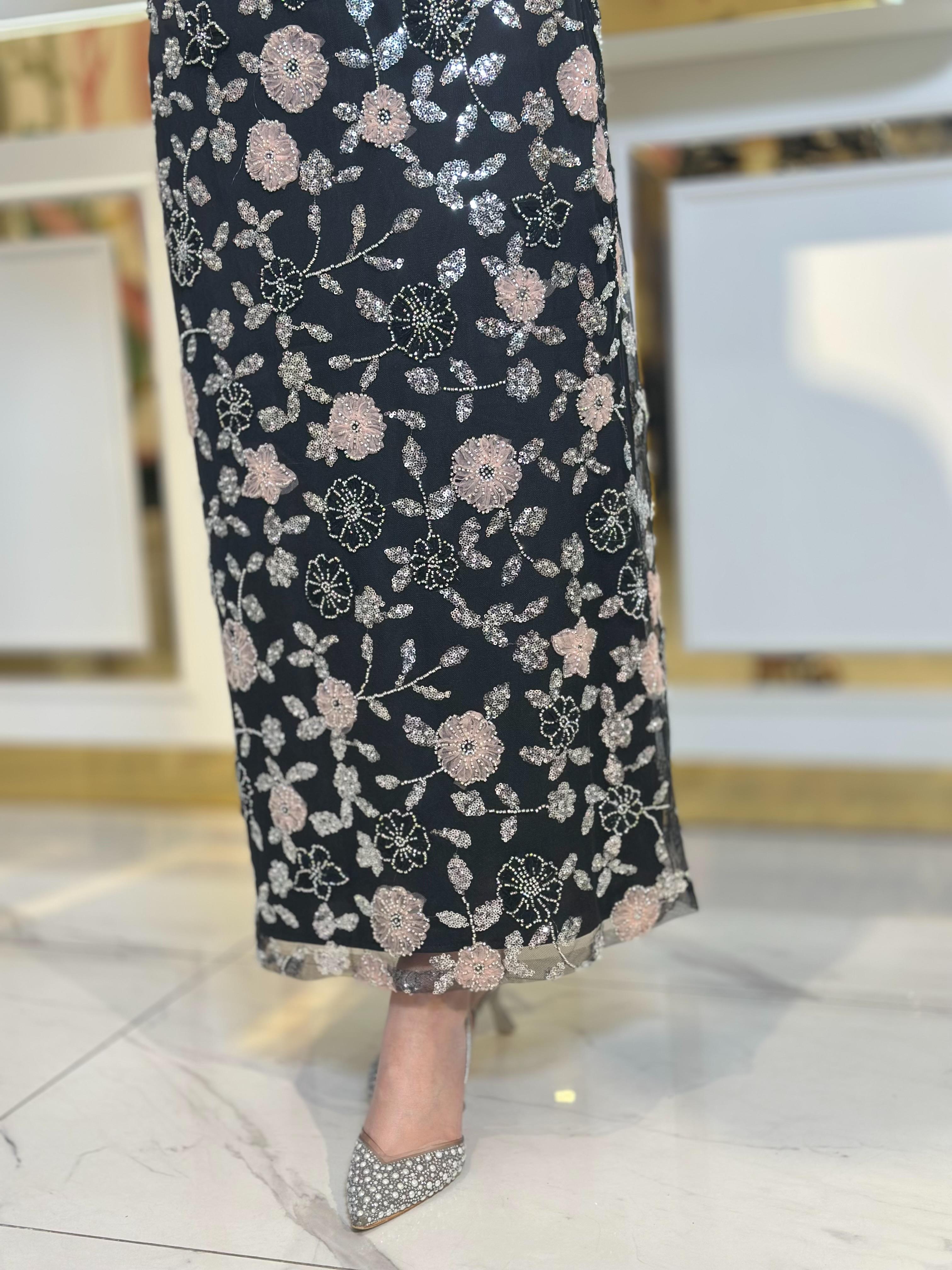 Taş Çiçekli Etek-Tac 56001