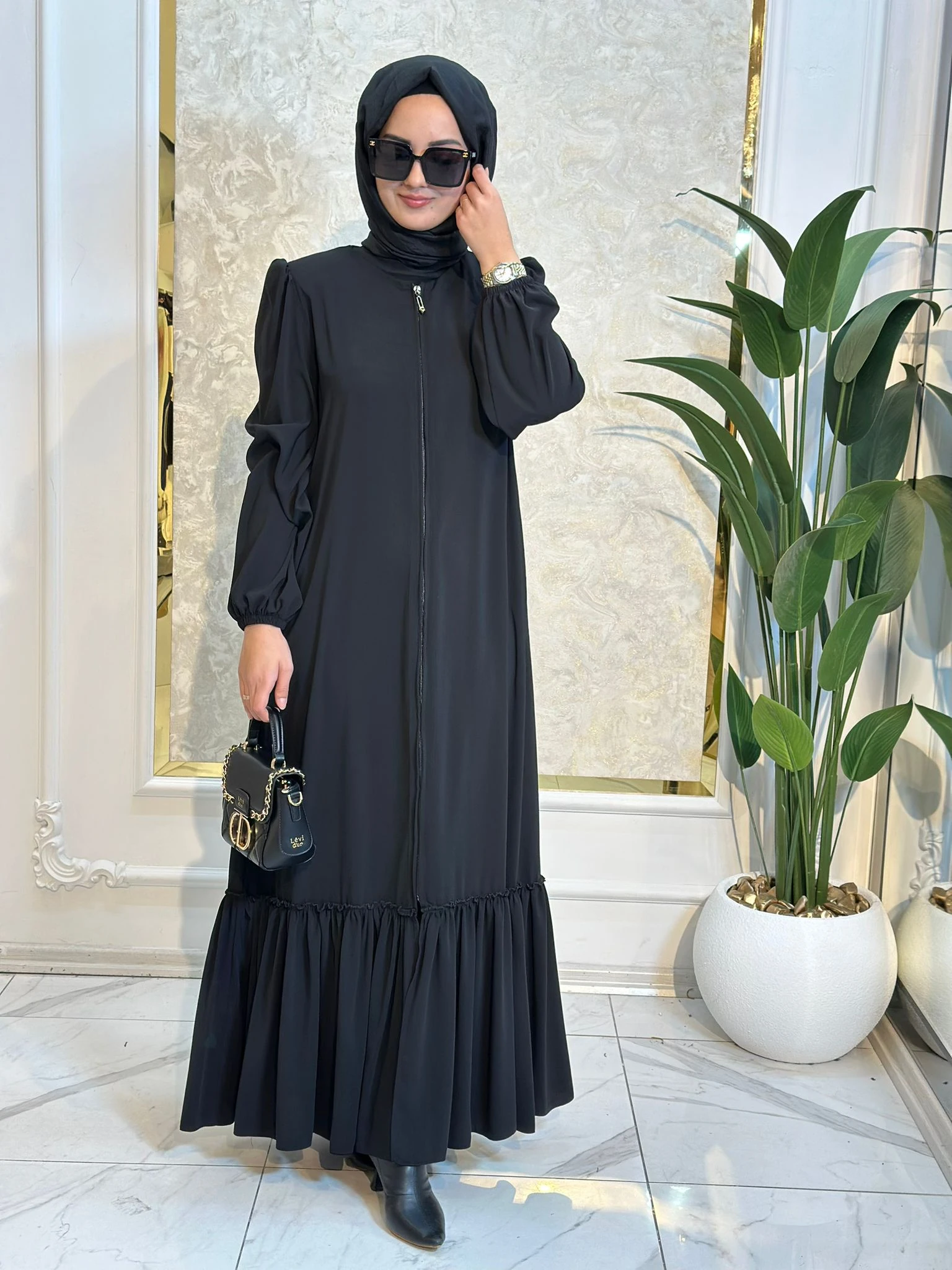 Altı Fırfırlı Ferace-Tac 778