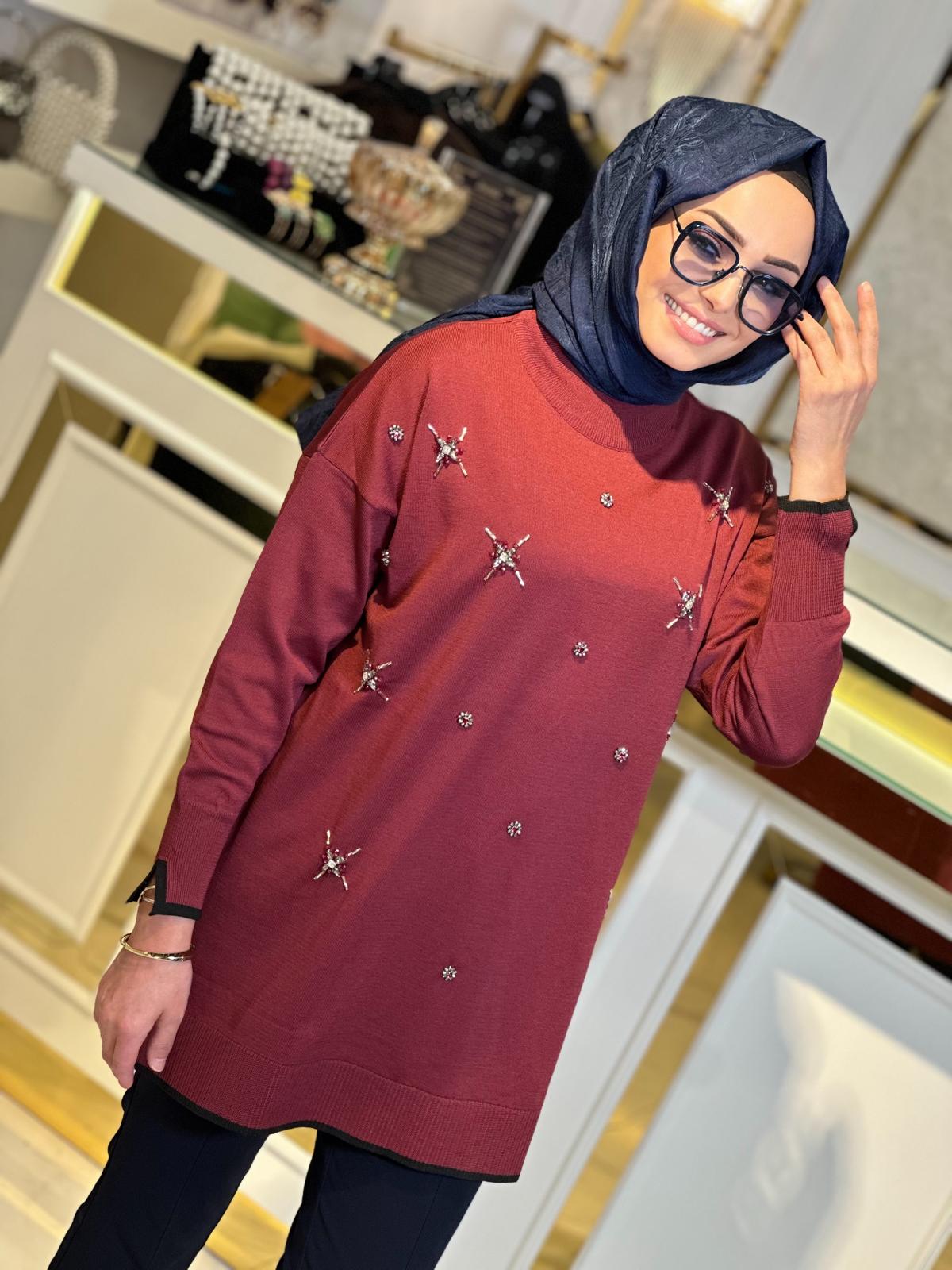 Taş Det.Uzun Tunik-Tac 17030