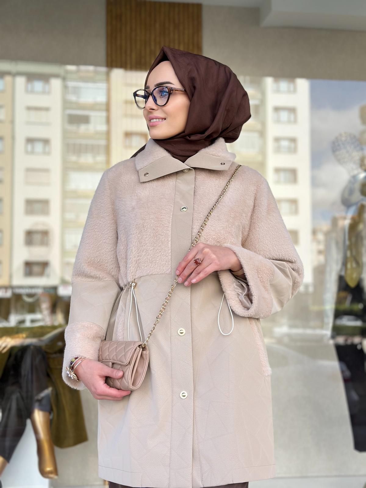 Çıtçıtlı Angora Kaban-Tac 7942 - Bej