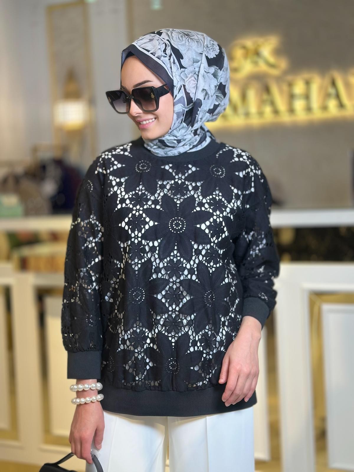 Triko Tunik-Tac 74014 - SİYAH