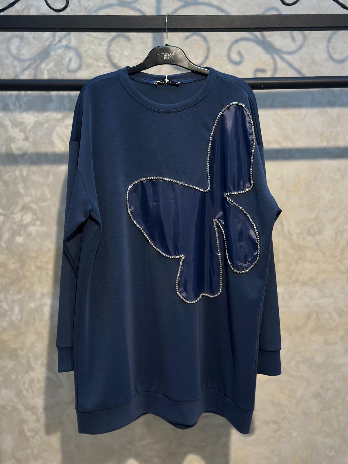 Kelebek Detaylı Sweat-Tac 4298
