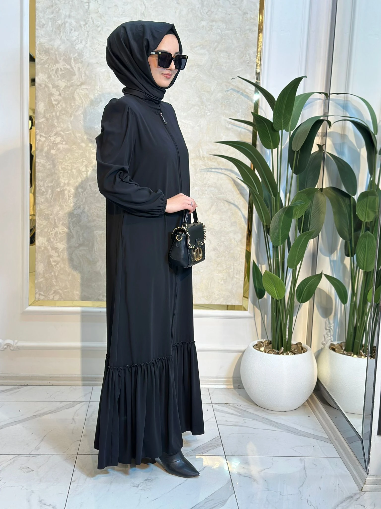 Altı Fırfırlı Ferace-Tac 778