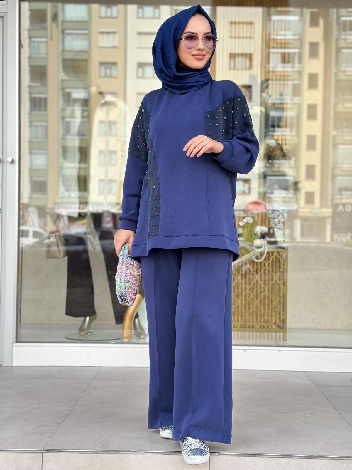 Nuss Pant.Takım-Tac 01037 - LACİVERT