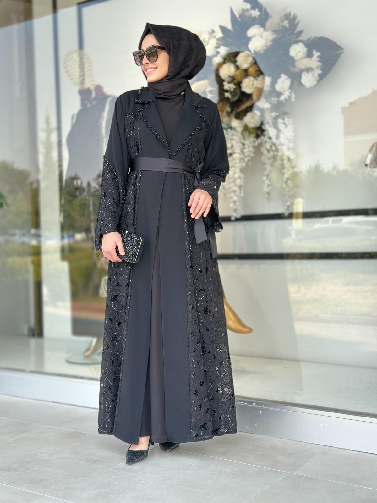 El İşleme Det.Dantel Ceket-Tac 6246