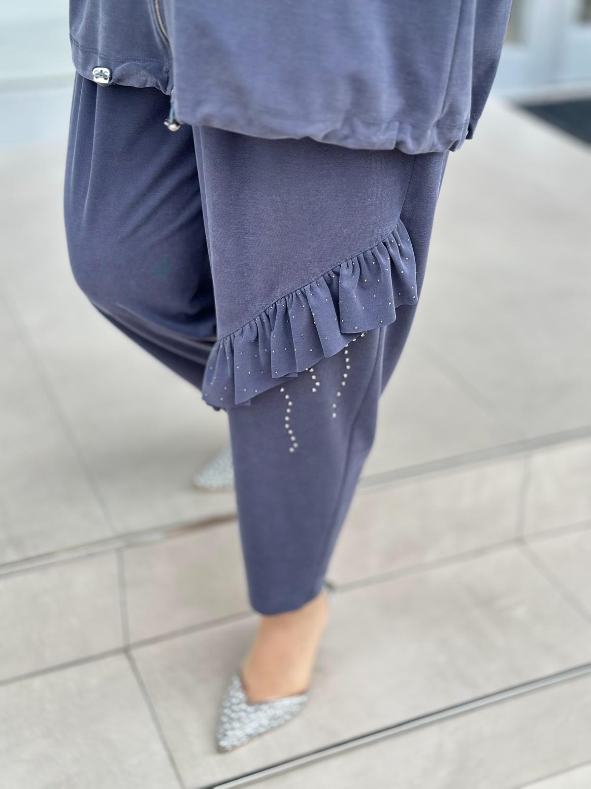 Fırfır Det. Şalvar Pant. Takım-Tac 8807