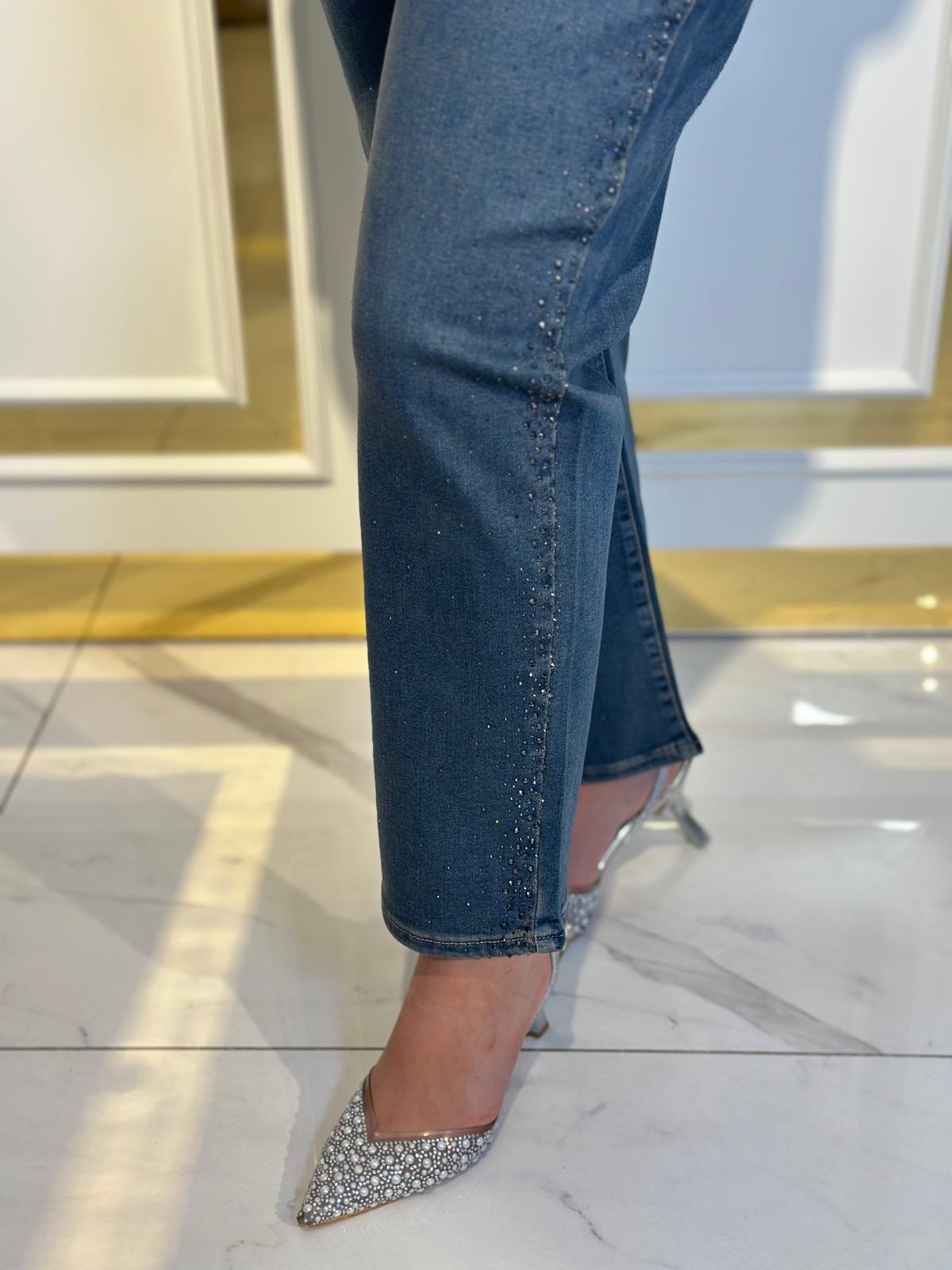 Taşlı Mom Jean-Tac 8882