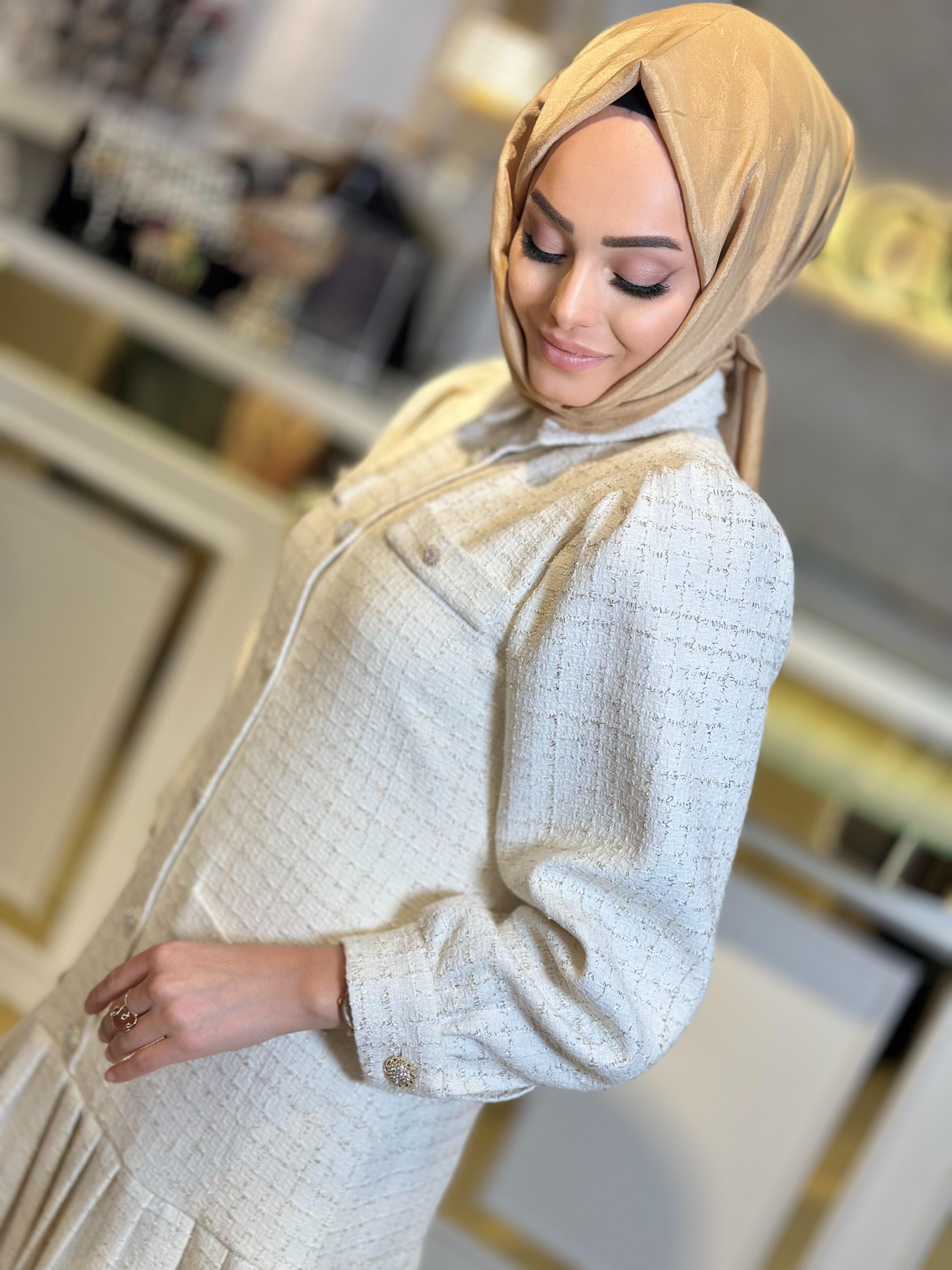 Piliseli Tüvit Elbise-Tac 55062