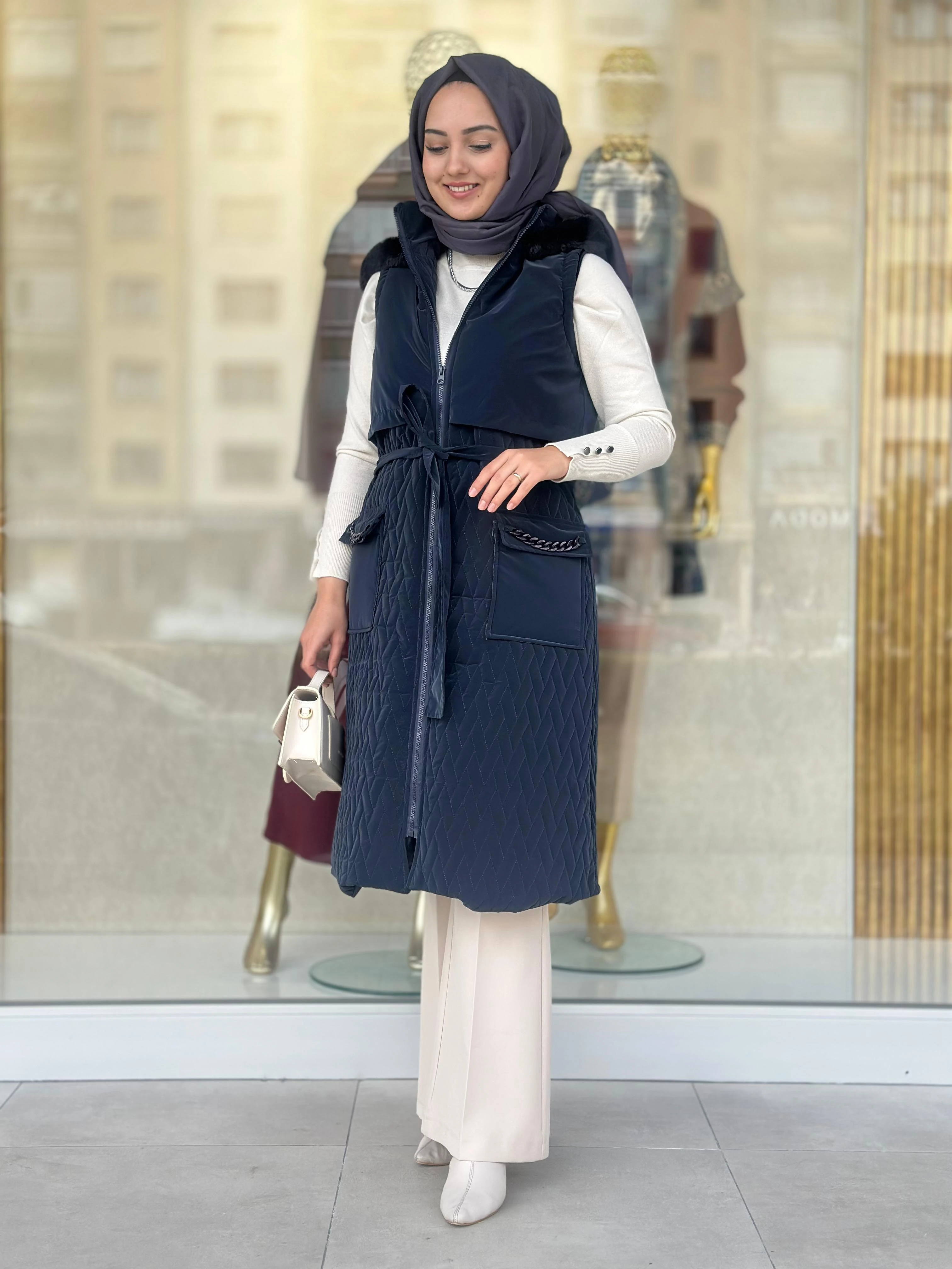 Kürk Ve Cep Det.Yelek-Tac 26200