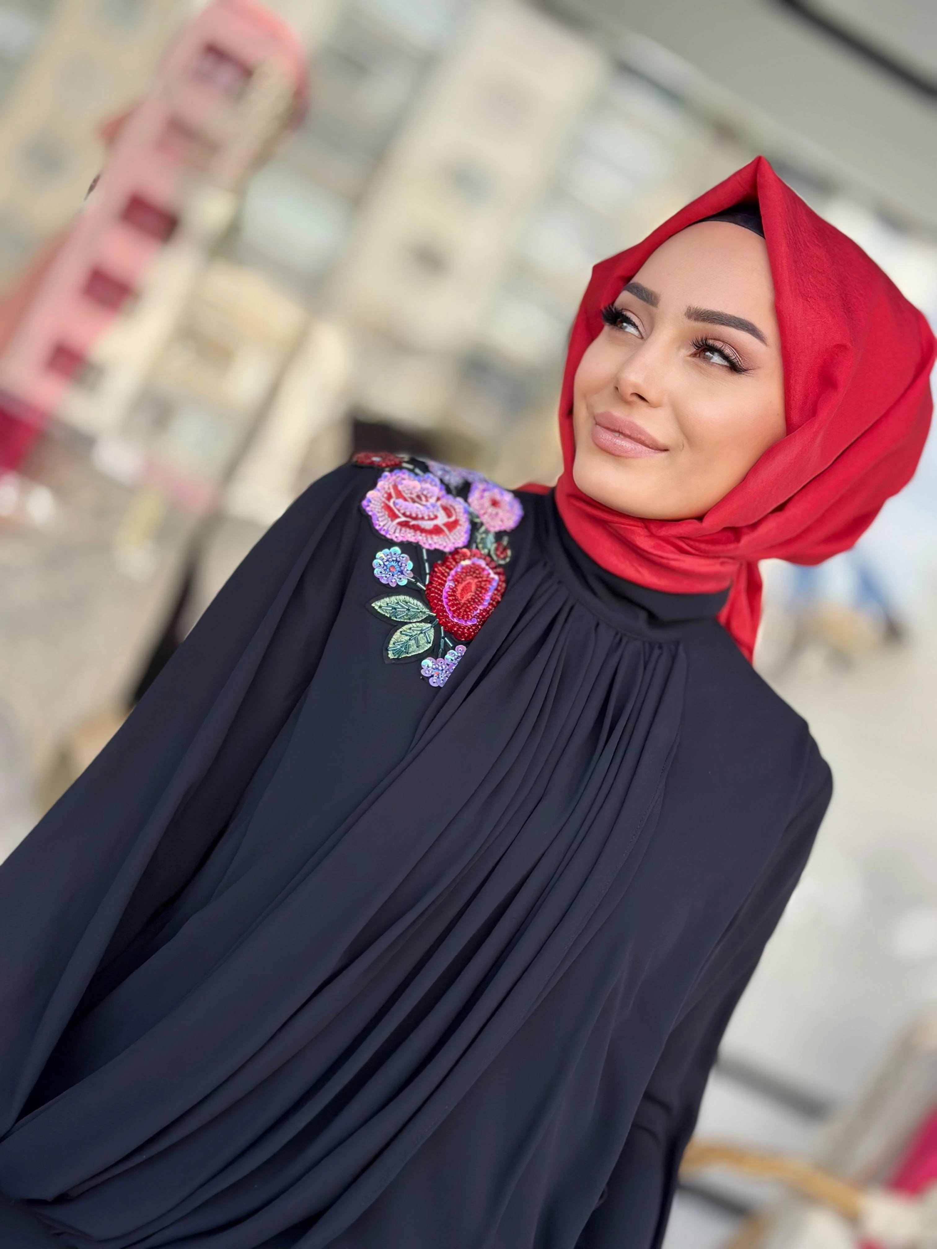 Paris Çiçekli Bluz Takım-Tac 540027