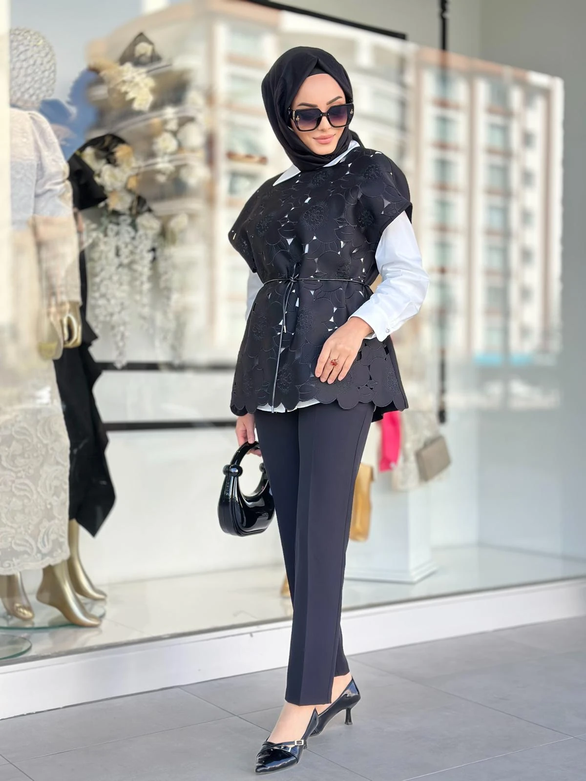 Broşlu İkili Takım-Tac 8717