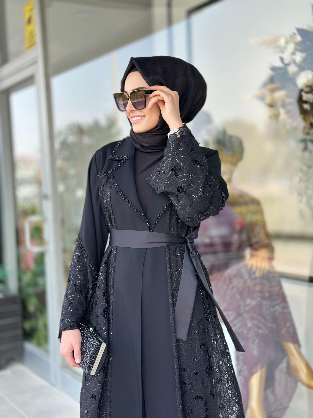 El İşleme Det.Dantel Ceket-Tac 6246